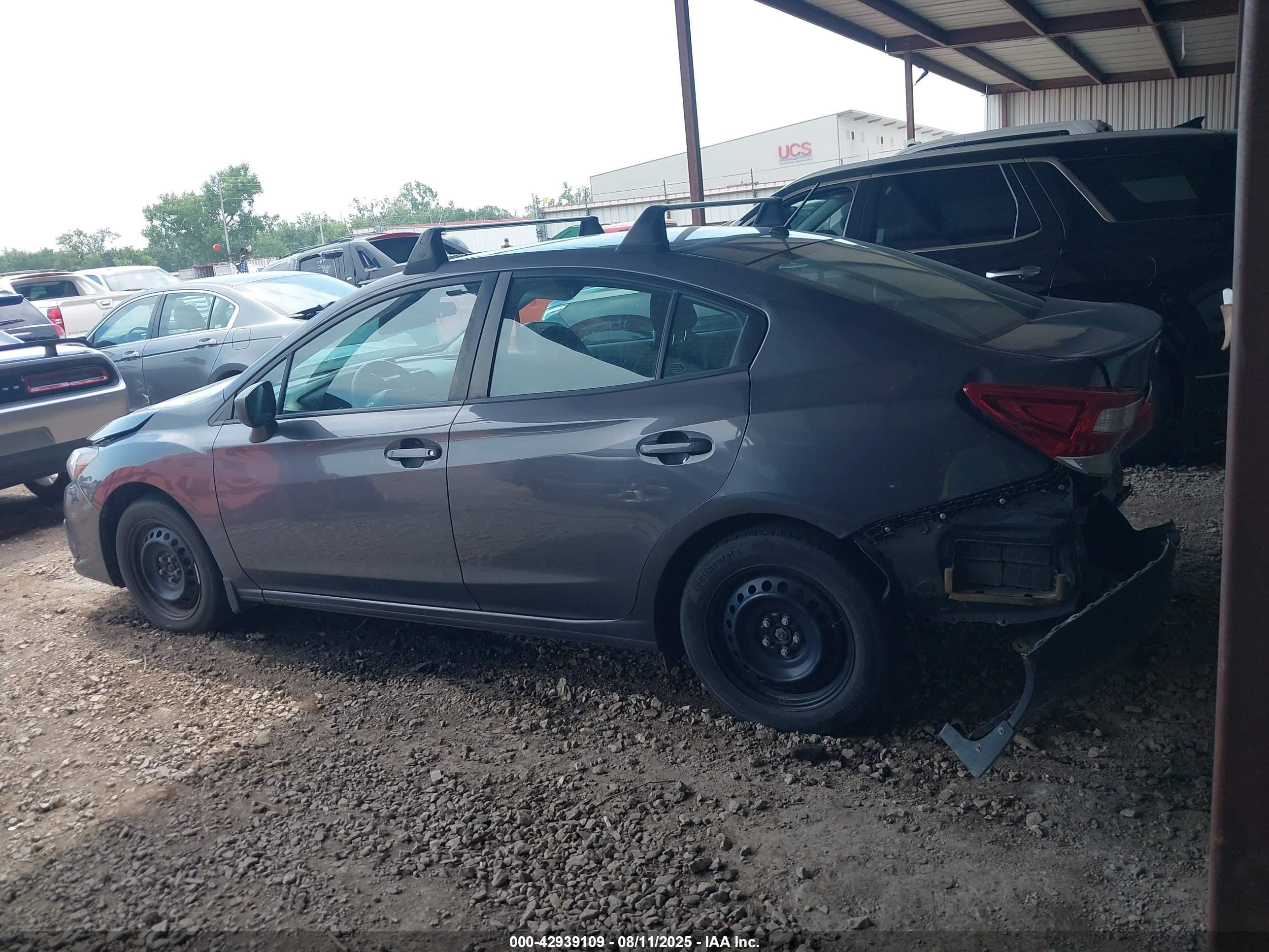 2020 Subaru Impreza Sedan Gray vin: 4S3GKAB63L3608453