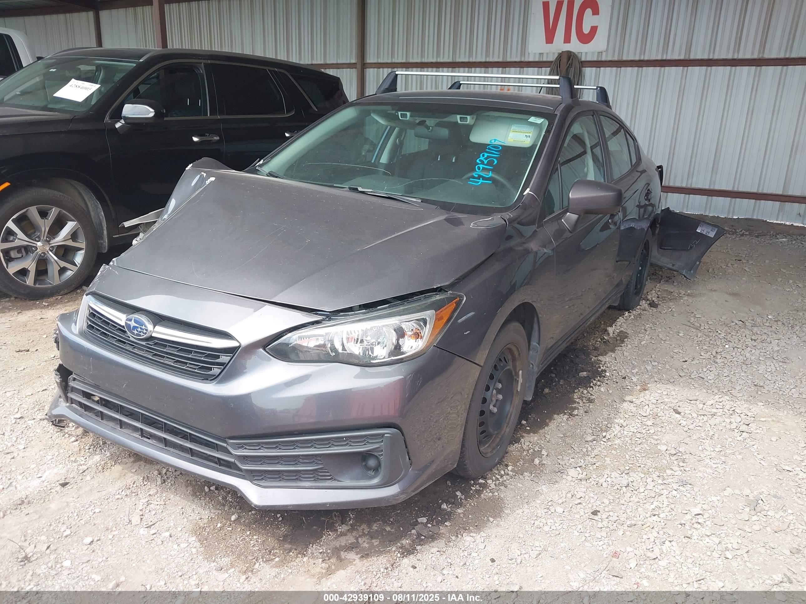 2020 Subaru Impreza Sedan Gray vin: 4S3GKAB63L3608453