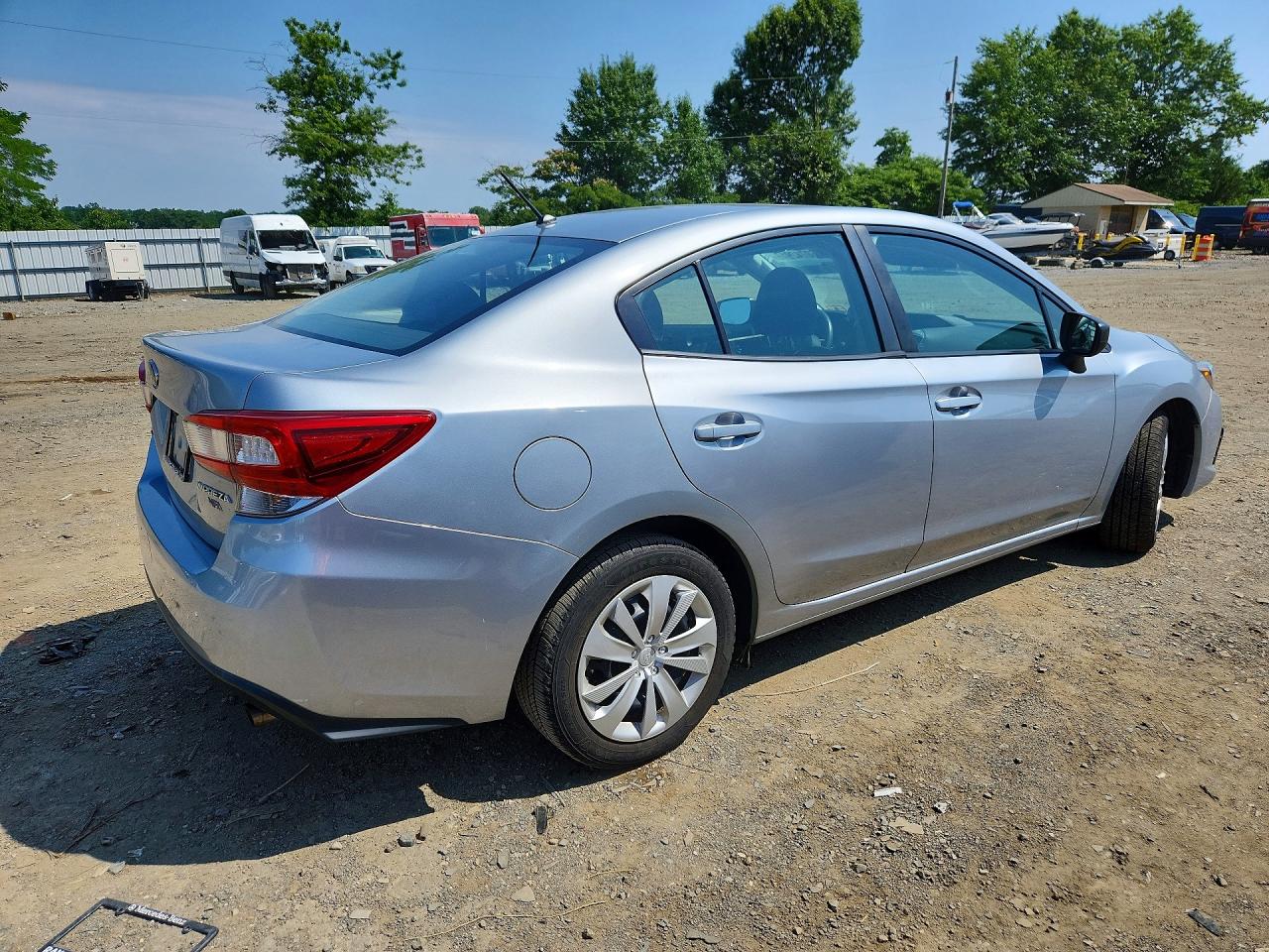 2021 Subaru Impreza Серебряный vin: 4S3GKAB63M3605442