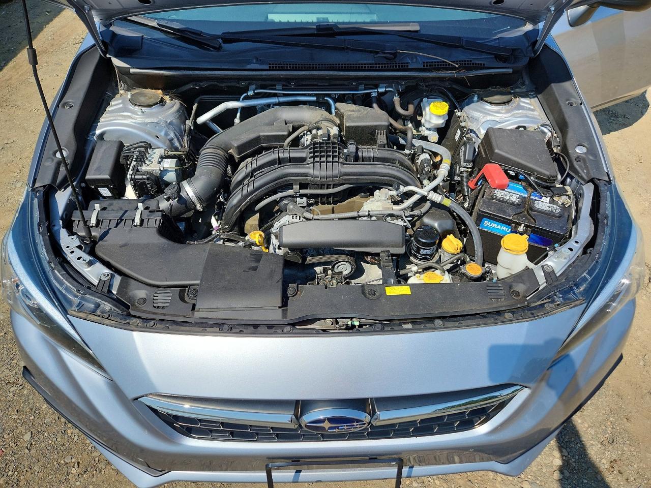 2021 Subaru Impreza Серебряный vin: 4S3GKAB63M3605442