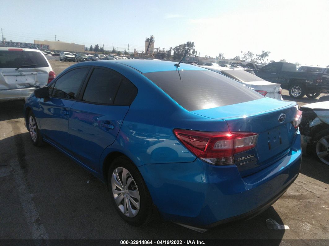 2020 Subaru Impreza Синий vin: 4S3GKAB66L3612786