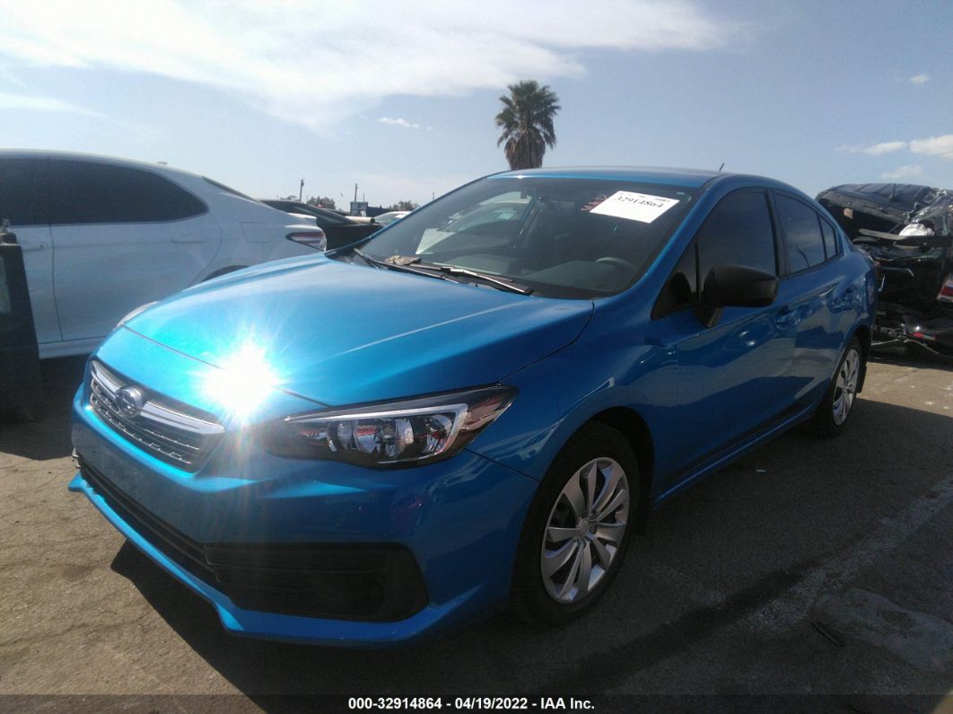2020 Subaru Impreza Синий vin: 4S3GKAB66L3612786
