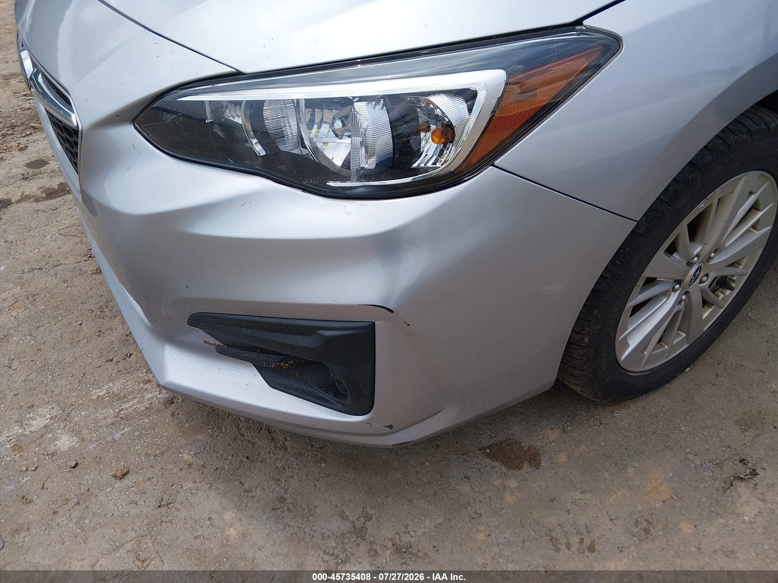 2017 Subaru Impreza 2.0i Premium Light Blue vin: 4S3GKAB67H3613078