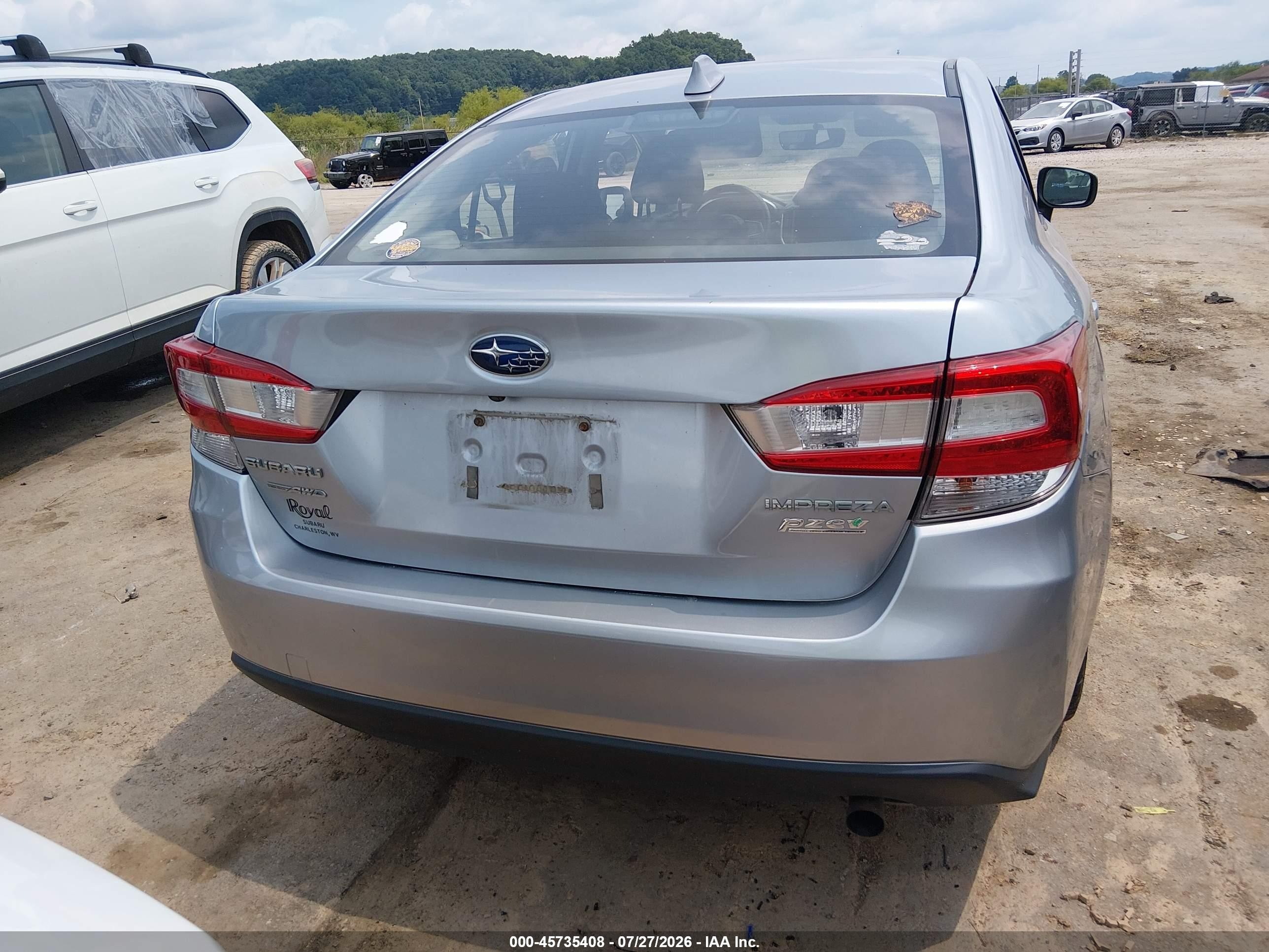 2017 Subaru Impreza 2.0i Premium Light Blue vin: 4S3GKAB67H3613078
