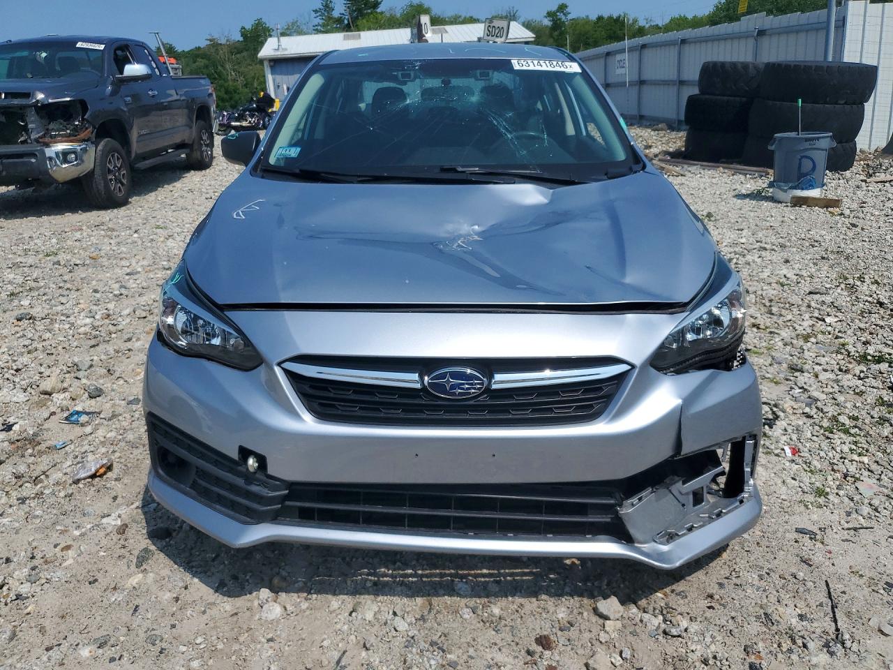 2020 Subaru Impreza Серебряный vin: 4S3GKAB67L3614451