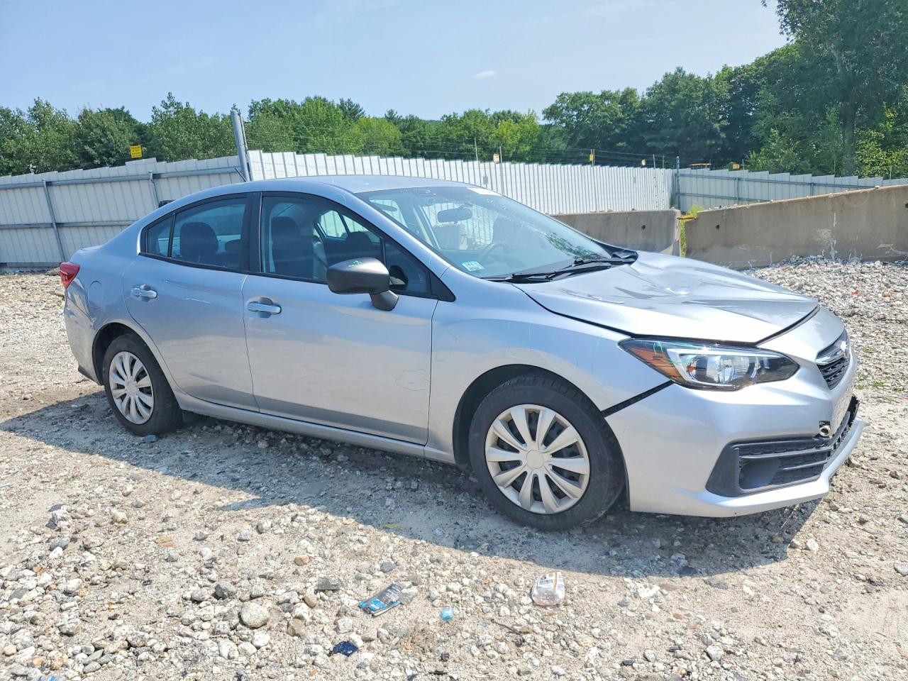 2020 Subaru Impreza Серебряный vin: 4S3GKAB67L3614451