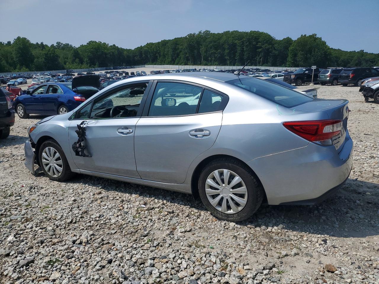 2020 Subaru Impreza Серебряный vin: 4S3GKAB67L3614451