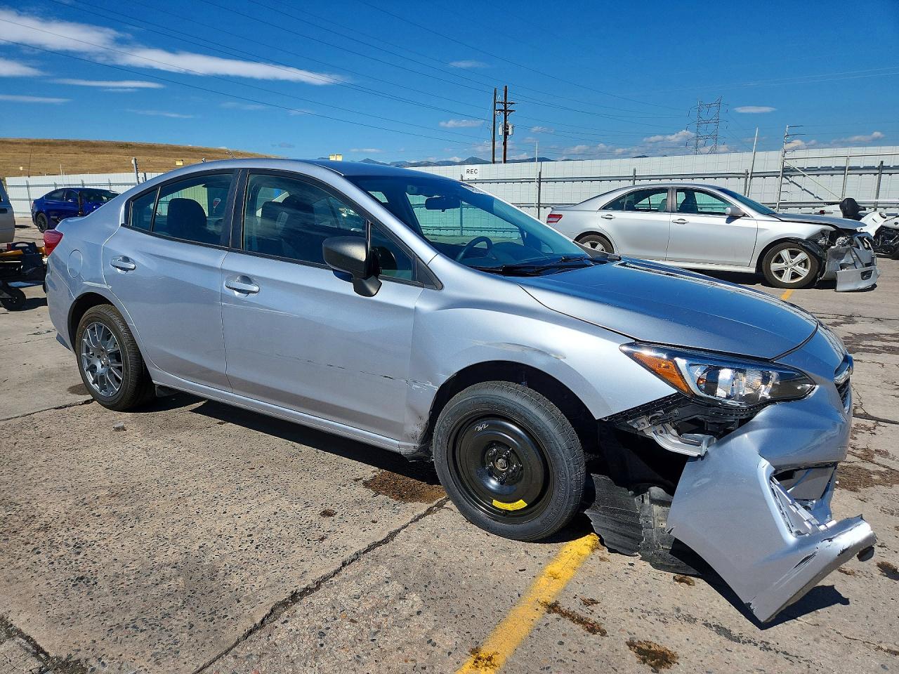 2022 Subaru Impreza Серебряный vin: 4S3GKAB68N3609763