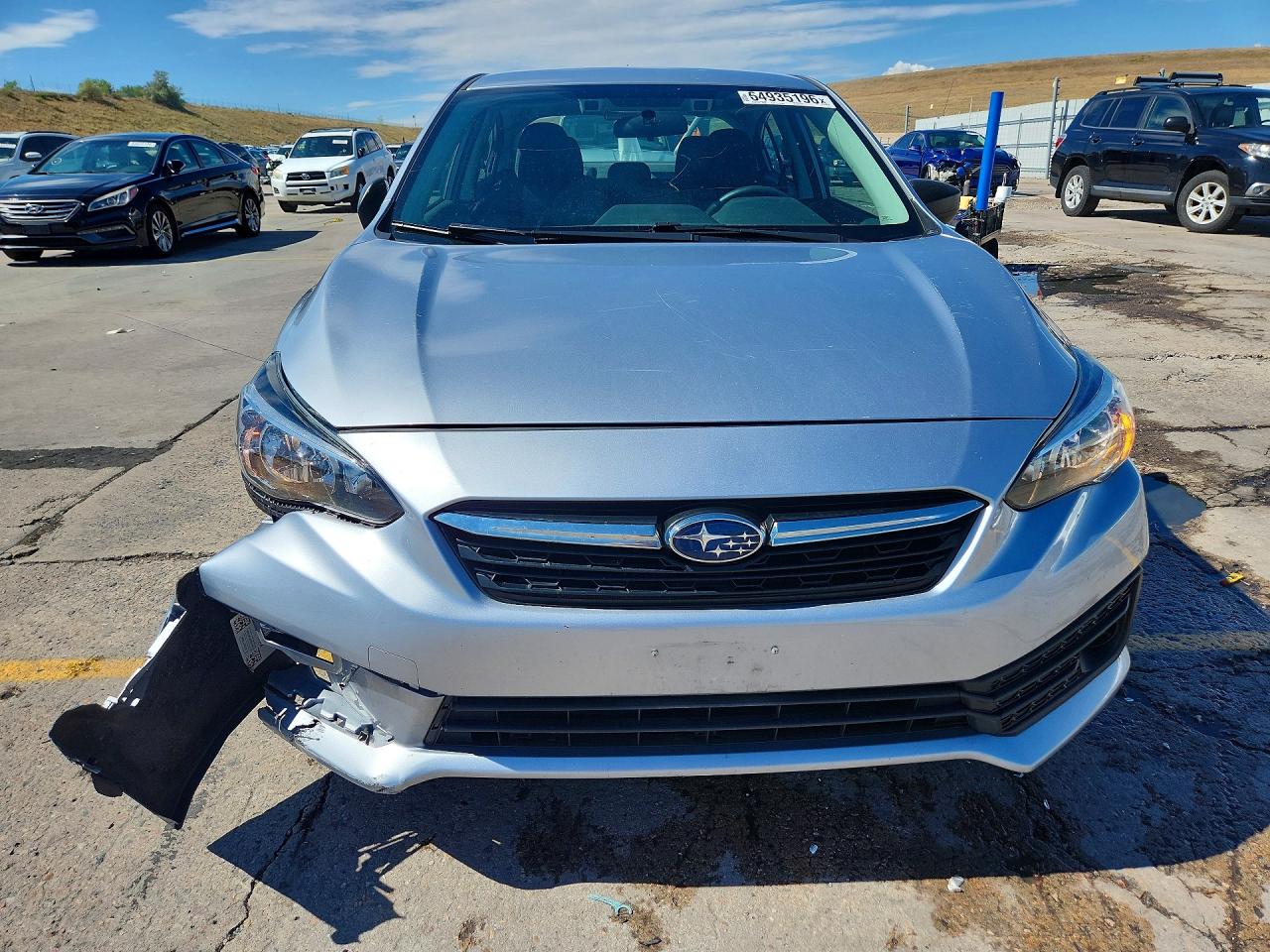 2022 Subaru Impreza Серебряный vin: 4S3GKAB68N3609763