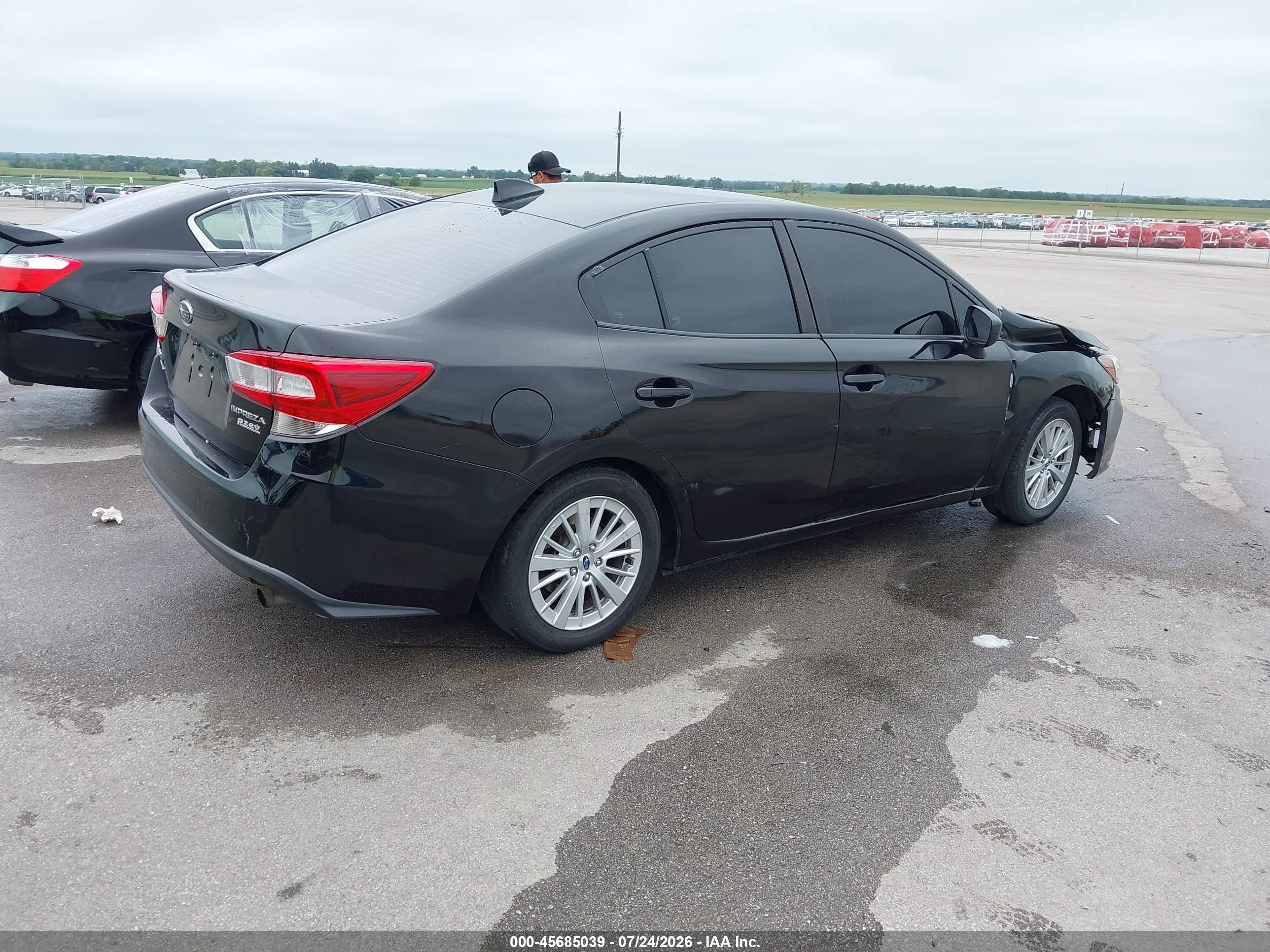 2017 Subaru Impreza 2.0i Premium Black vin: 4S3GKAD64H3625783
