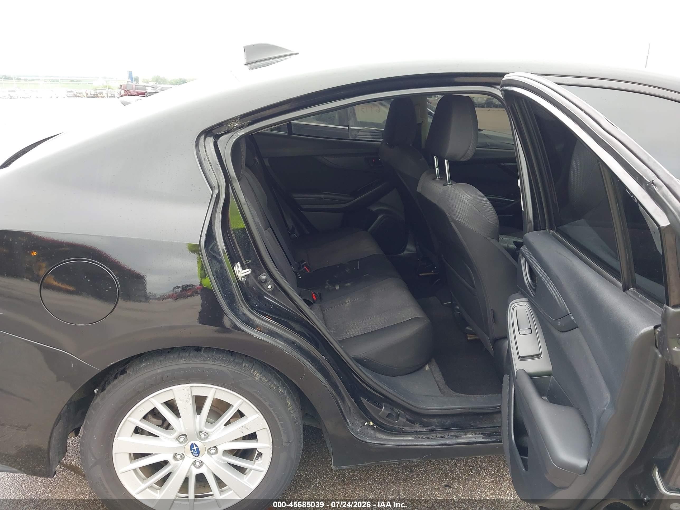 2017 Subaru Impreza 2.0i Premium Black vin: 4S3GKAD64H3625783