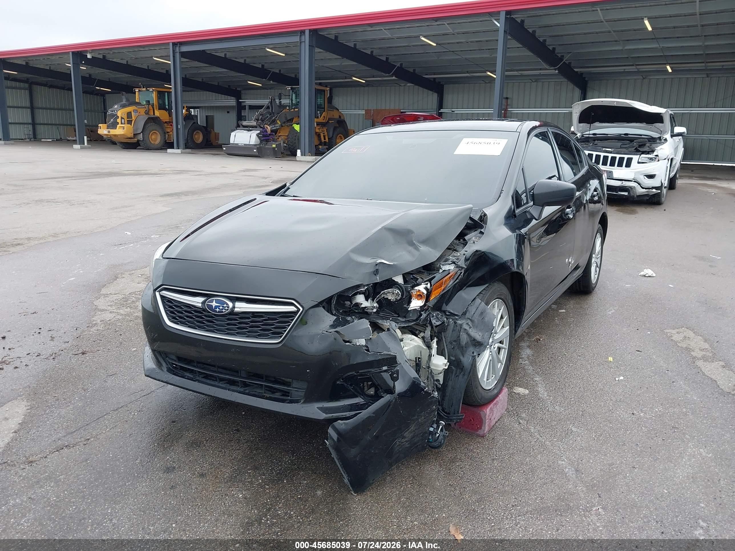 2017 Subaru Impreza 2.0i Premium Black vin: 4S3GKAD64H3625783