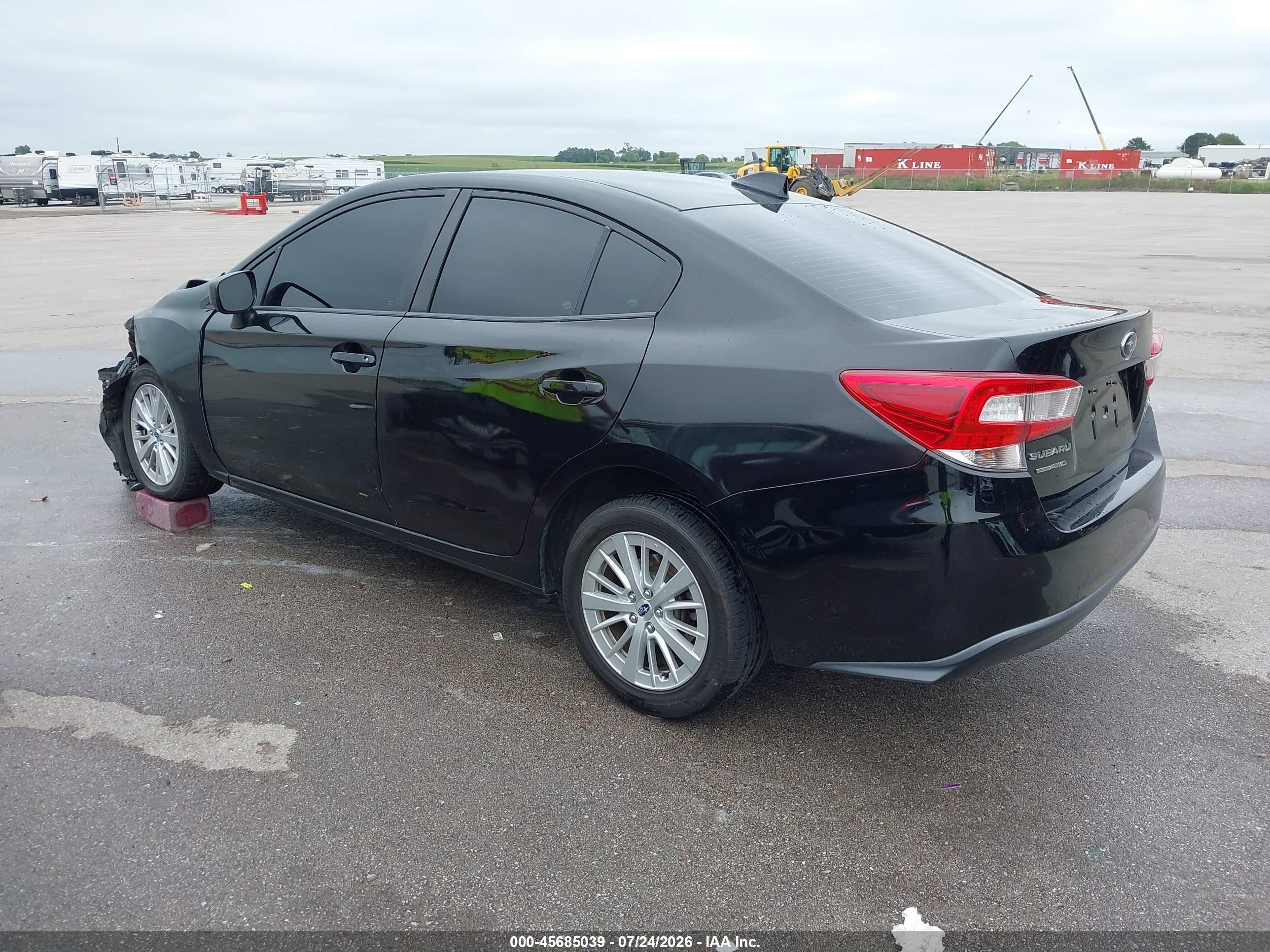 2017 Subaru Impreza 2.0i Premium Black vin: 4S3GKAD64H3625783