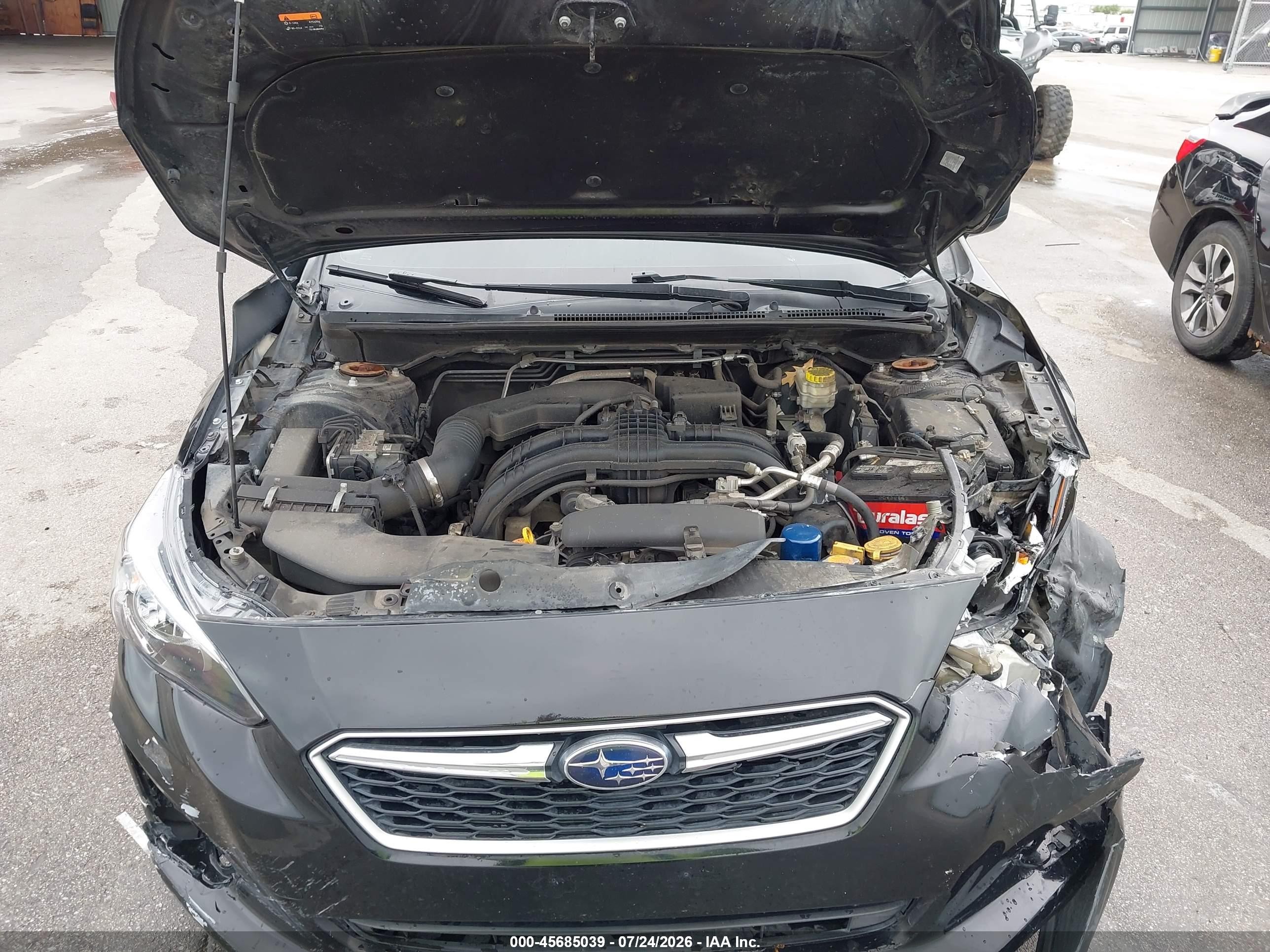 2017 Subaru Impreza 2.0i Premium Black vin: 4S3GKAD64H3625783