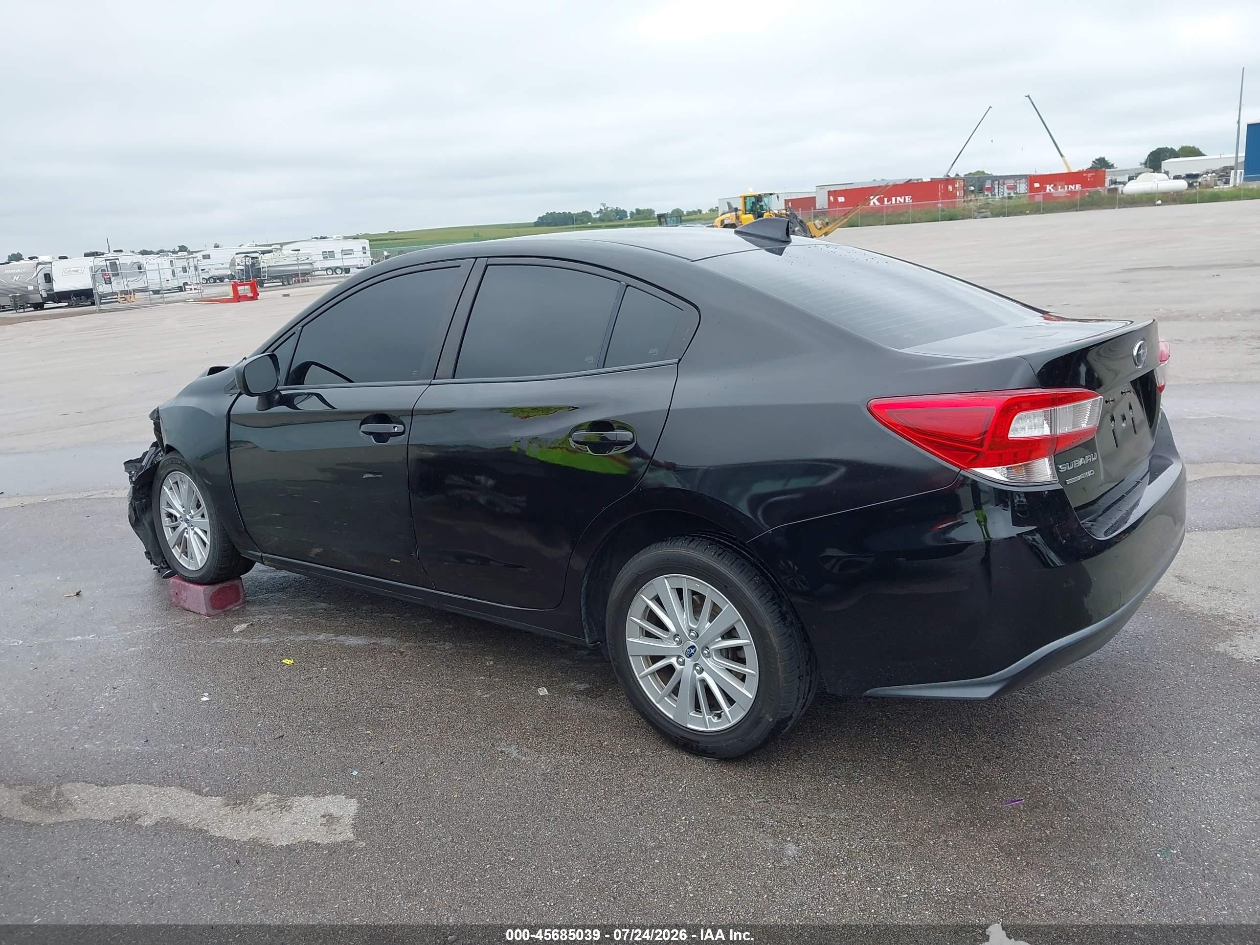 2017 Subaru Impreza 2.0i Premium Black vin: 4S3GKAD64H3625783