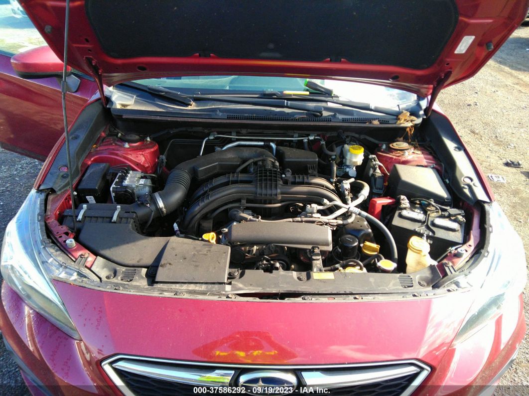 2017 Subaru Impreza Premium Red vin: 4S3GKAD68H3623759