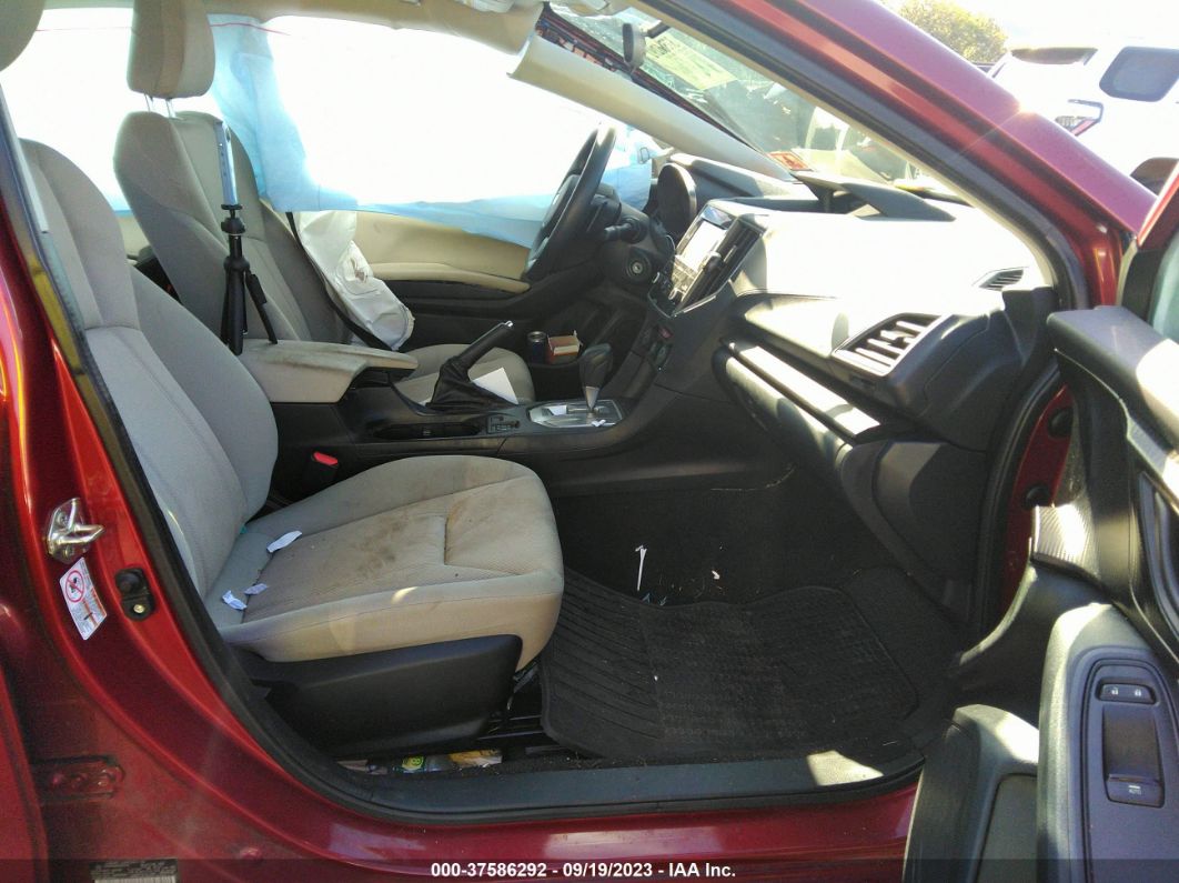 2017 Subaru Impreza Premium Red vin: 4S3GKAD68H3623759