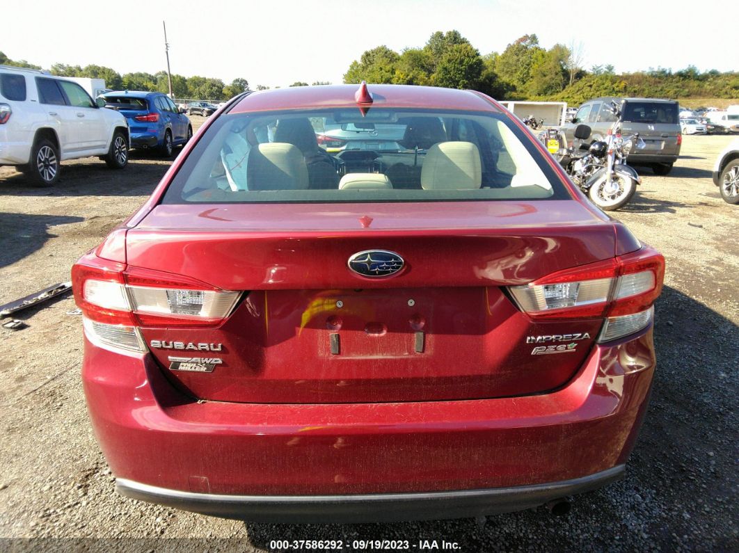 2017 Subaru Impreza Premium Red vin: 4S3GKAD68H3623759