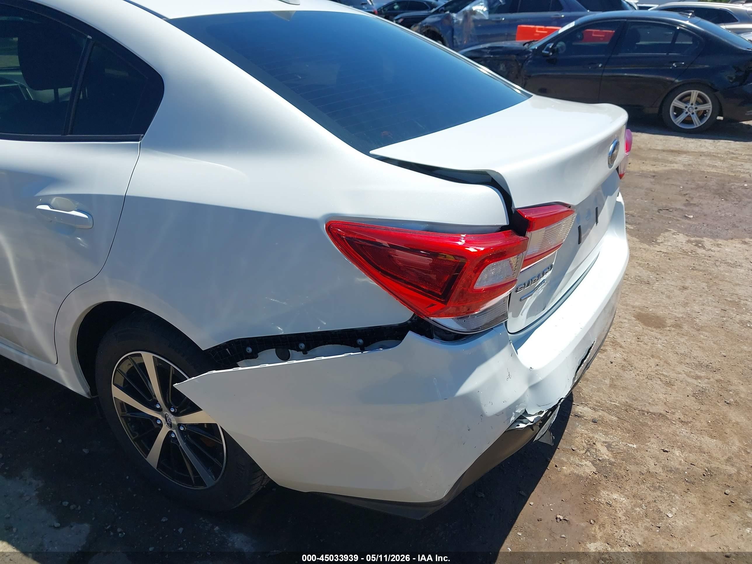 2019 Subaru Impreza 2.0i Premium White vin: 4S3GKAD68K3622697