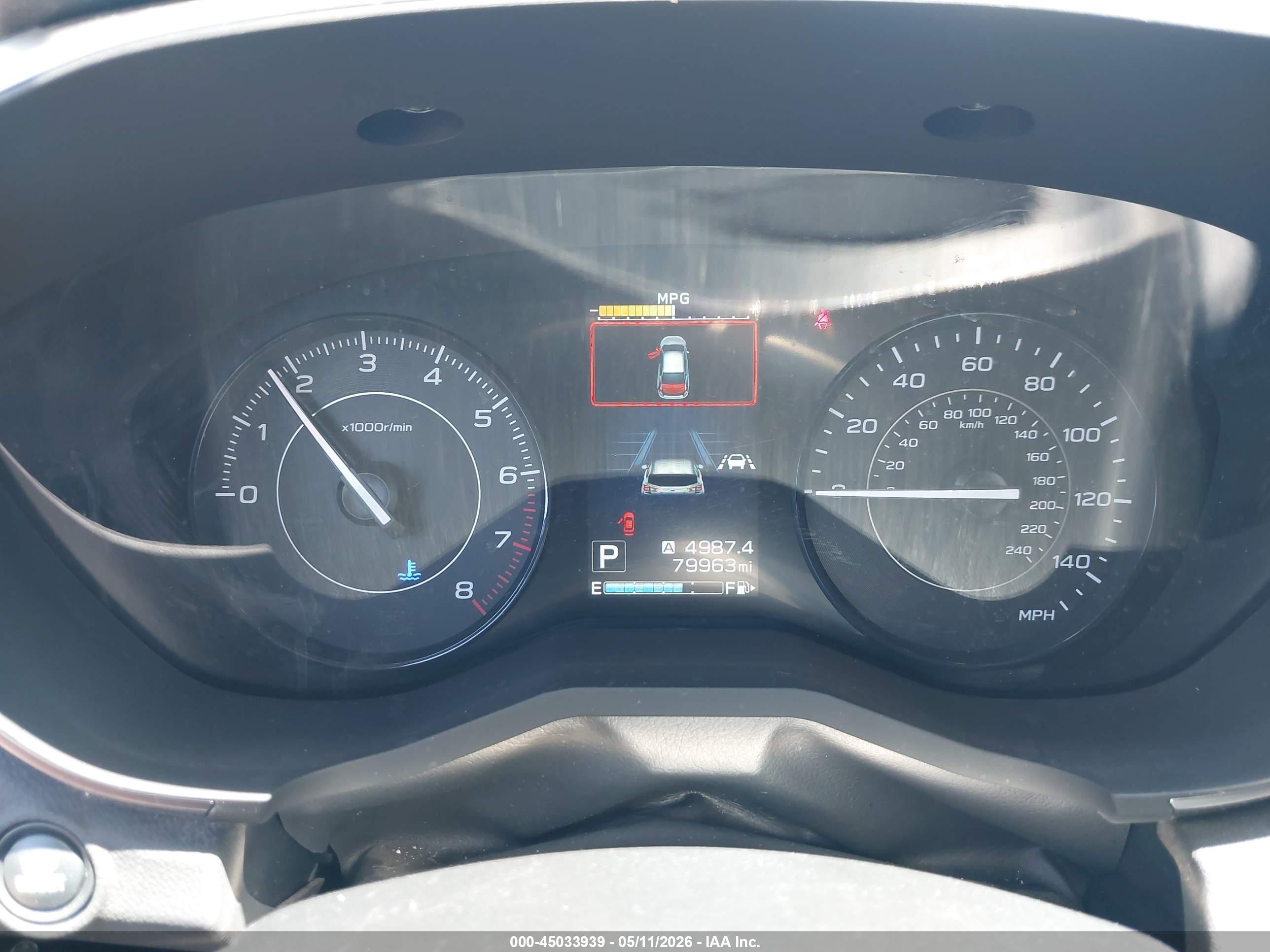 2019 Subaru Impreza 2.0i Premium White vin: 4S3GKAD68K3622697