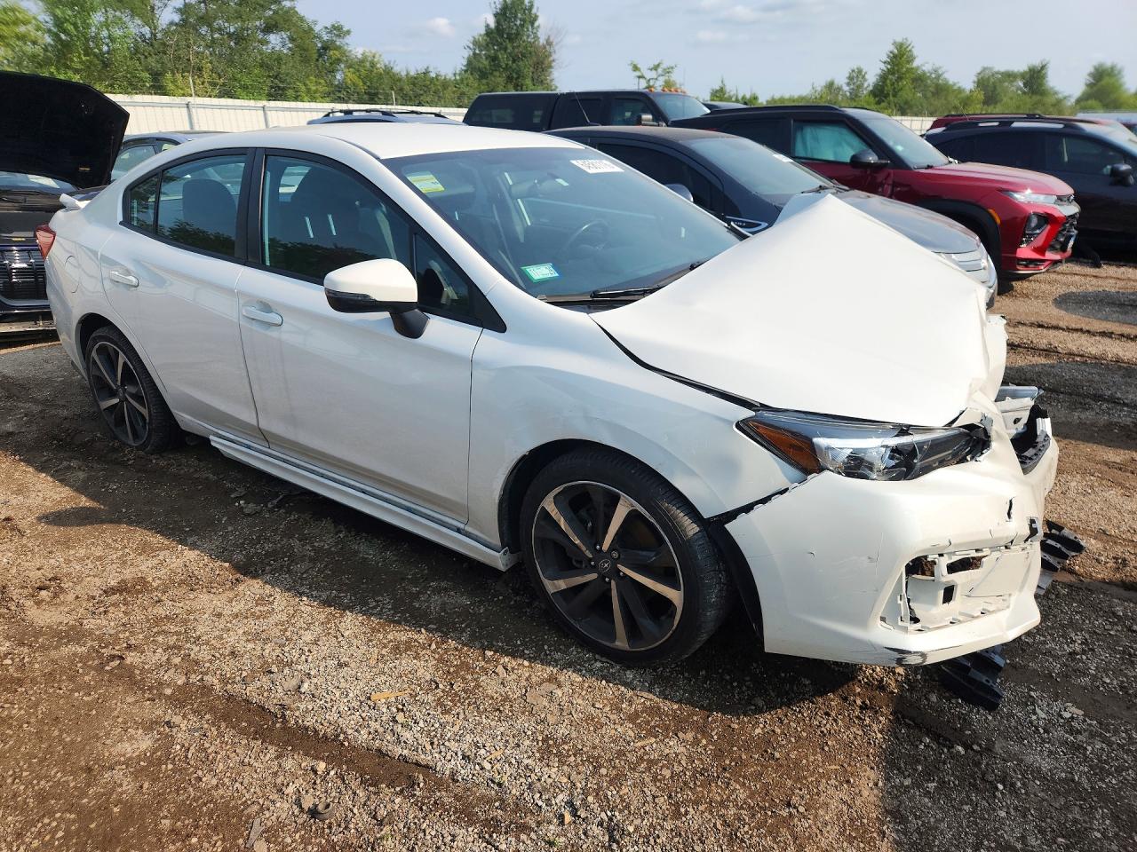 2023 Subaru Impreza Sport White vin: 4S3GKAL62P3602647