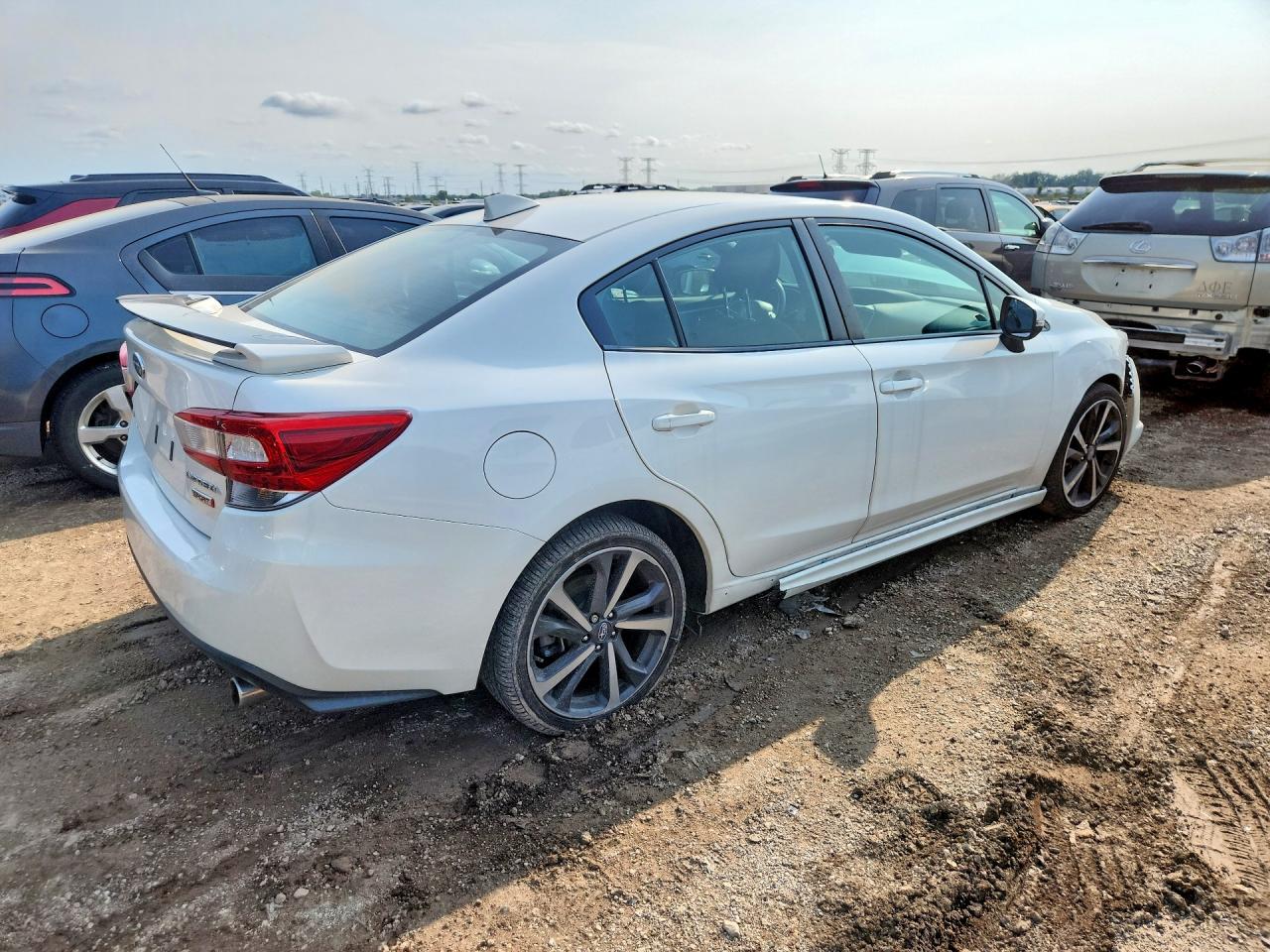 2023 Subaru Impreza Sport White vin: 4S3GKAL62P3602647