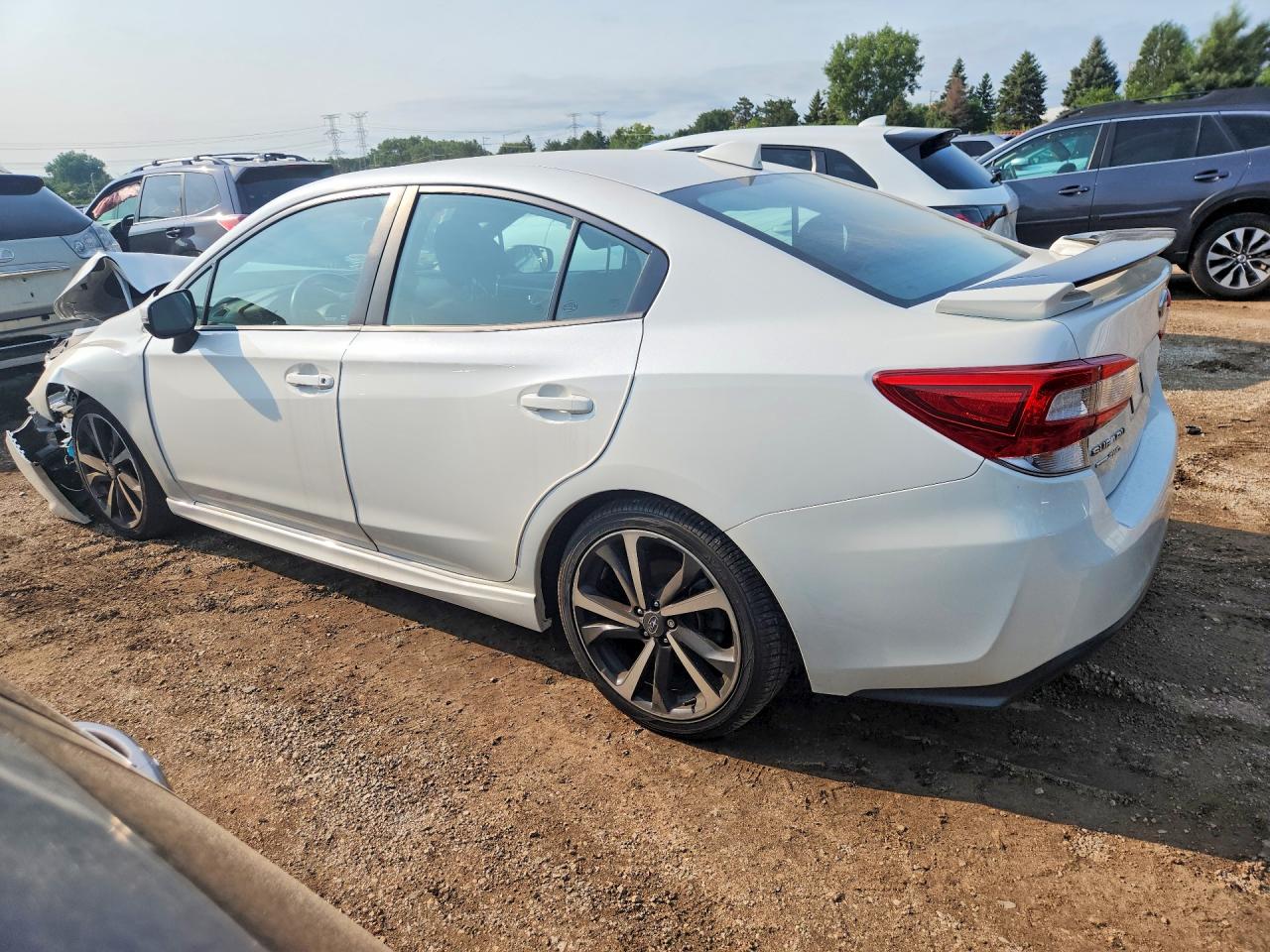 2023 Subaru Impreza Sport White vin: 4S3GKAL62P3602647