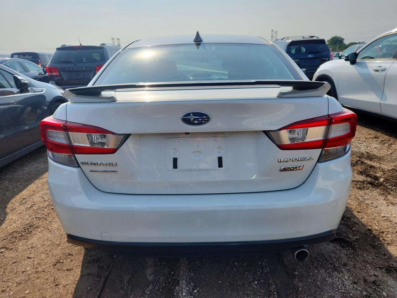 2023 Subaru Impreza Sport White vin: 4S3GKAL62P3602647
