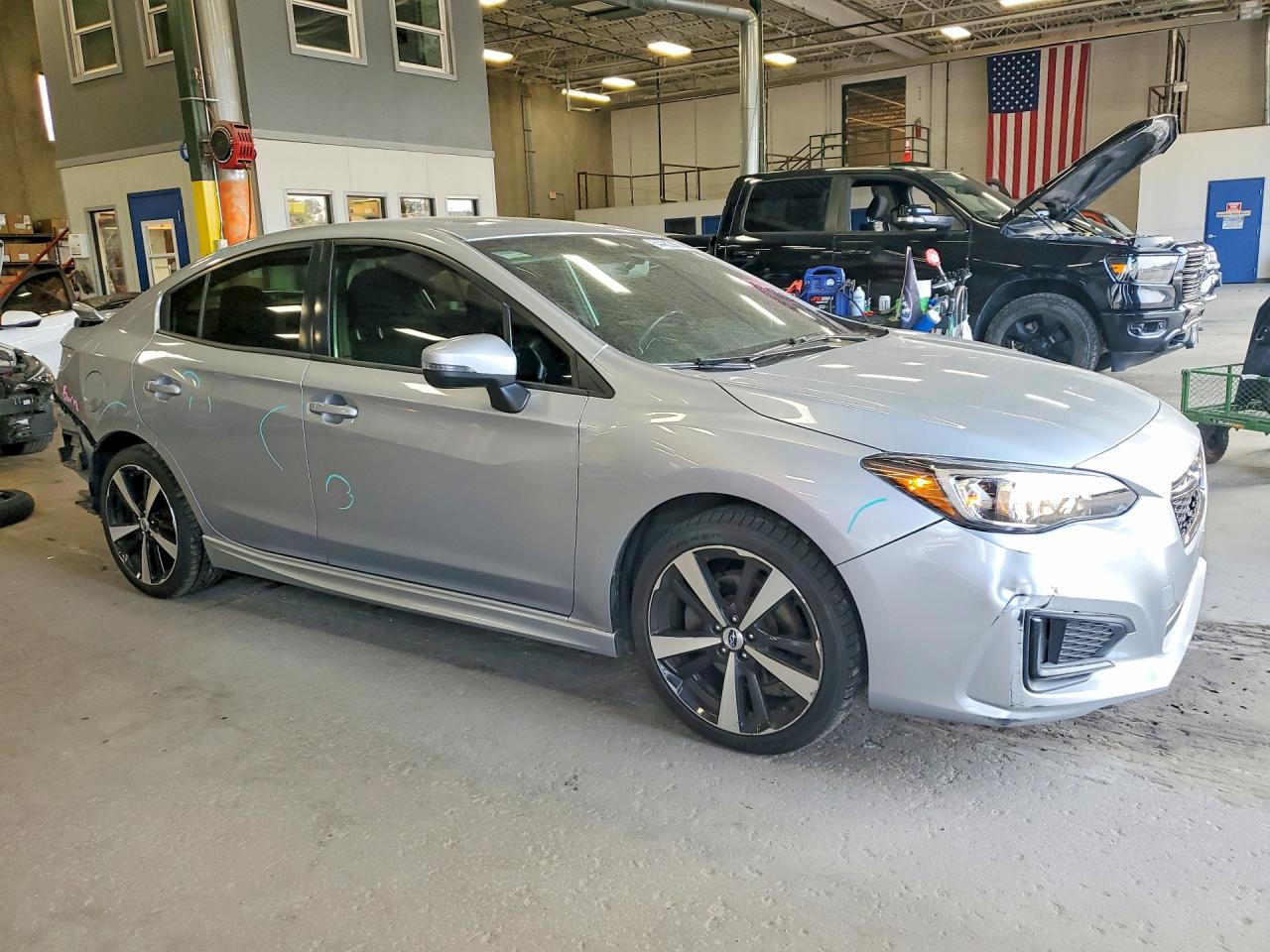 2017 Subaru Impreza Silver vin: 4S3GKAL64H3600559