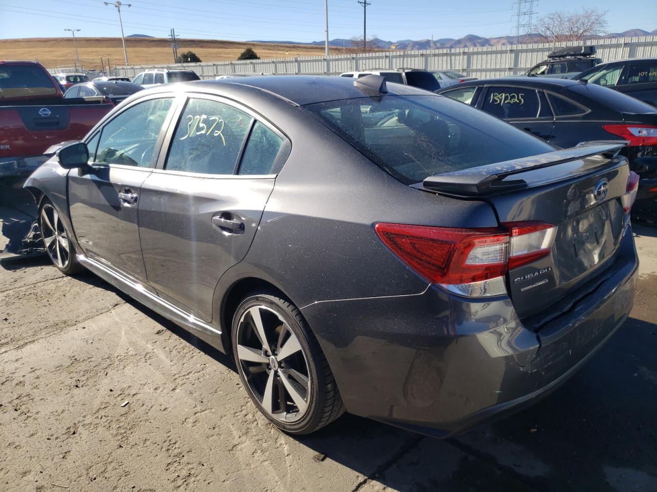 2018 Subaru Impreza Sport Gray vin: 4S3GKAL68J3606127