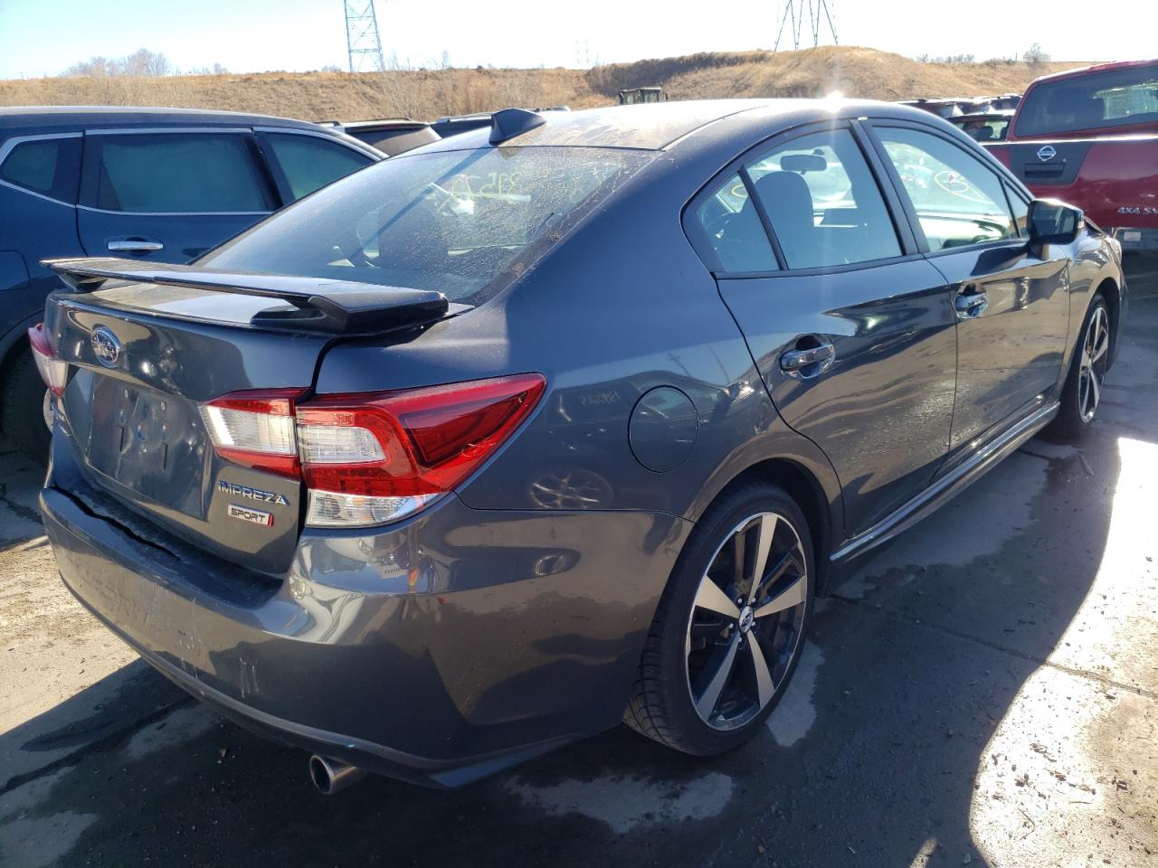 2018 Subaru Impreza Sport Gray vin: 4S3GKAL68J3606127