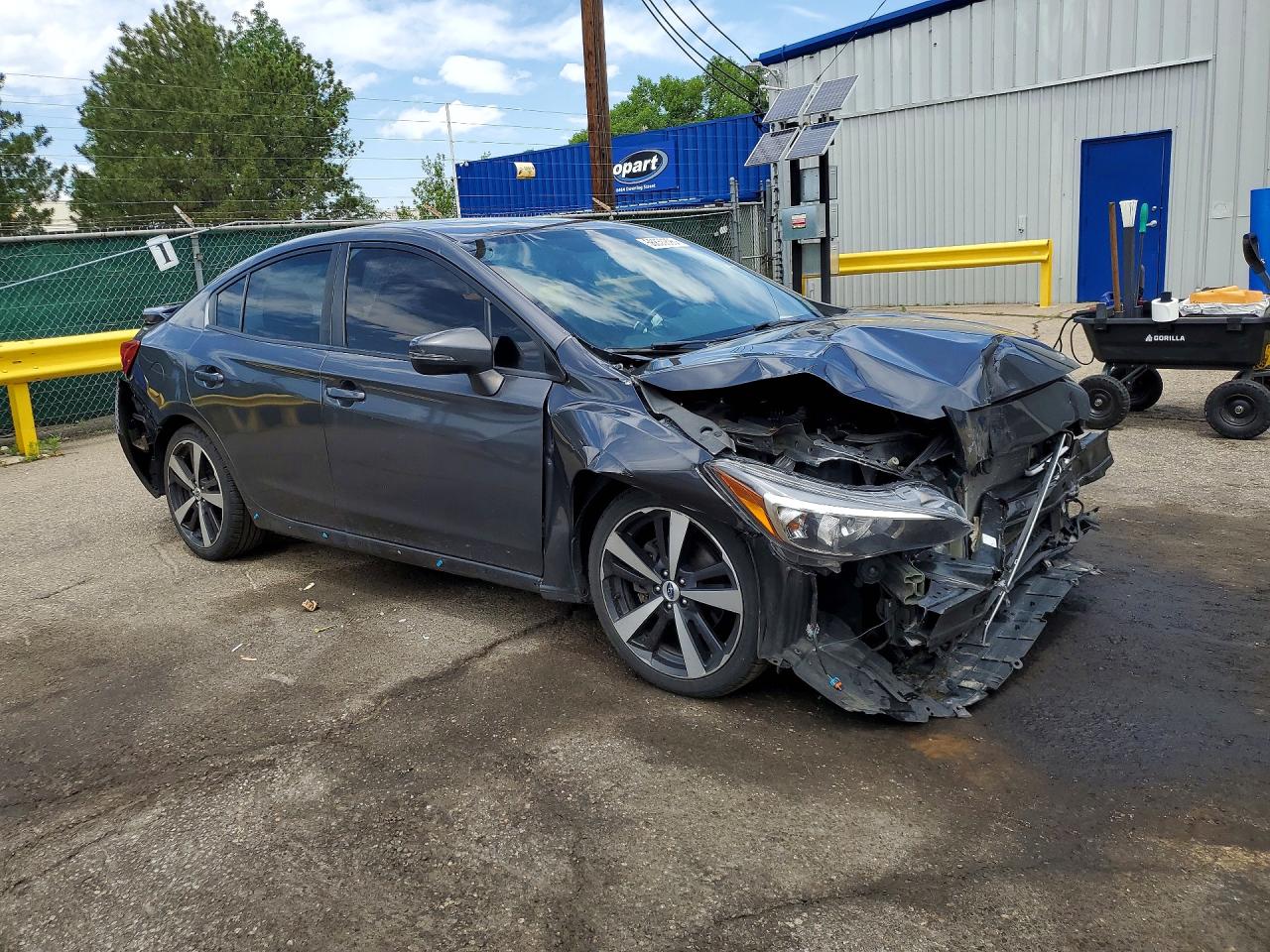 2018 Subaru Impreza Sport Gray vin: 4S3GKAL68J3606127