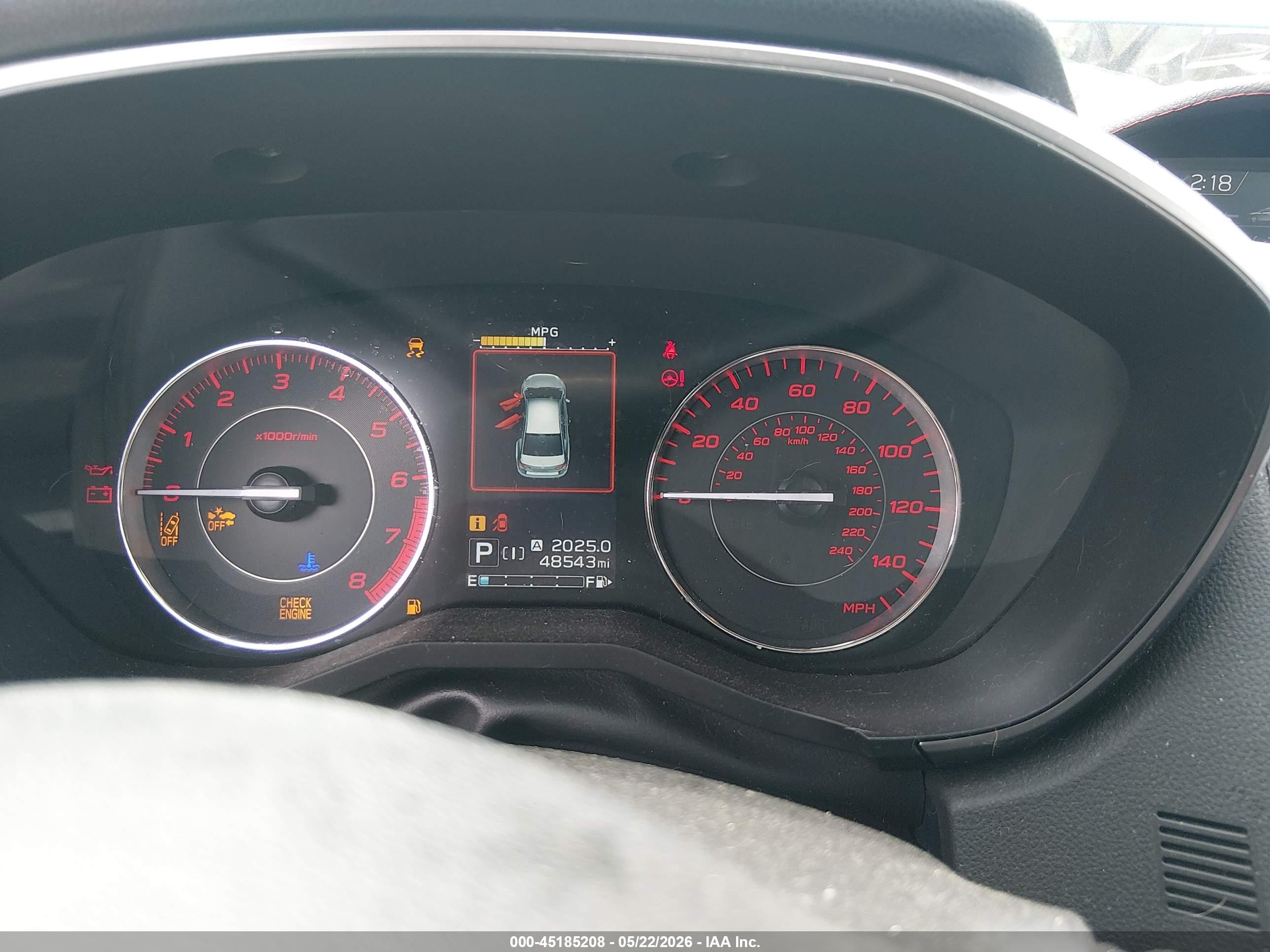 2022 Subaru Impreza Sport Blue vin: 4S3GKAL69N3600777