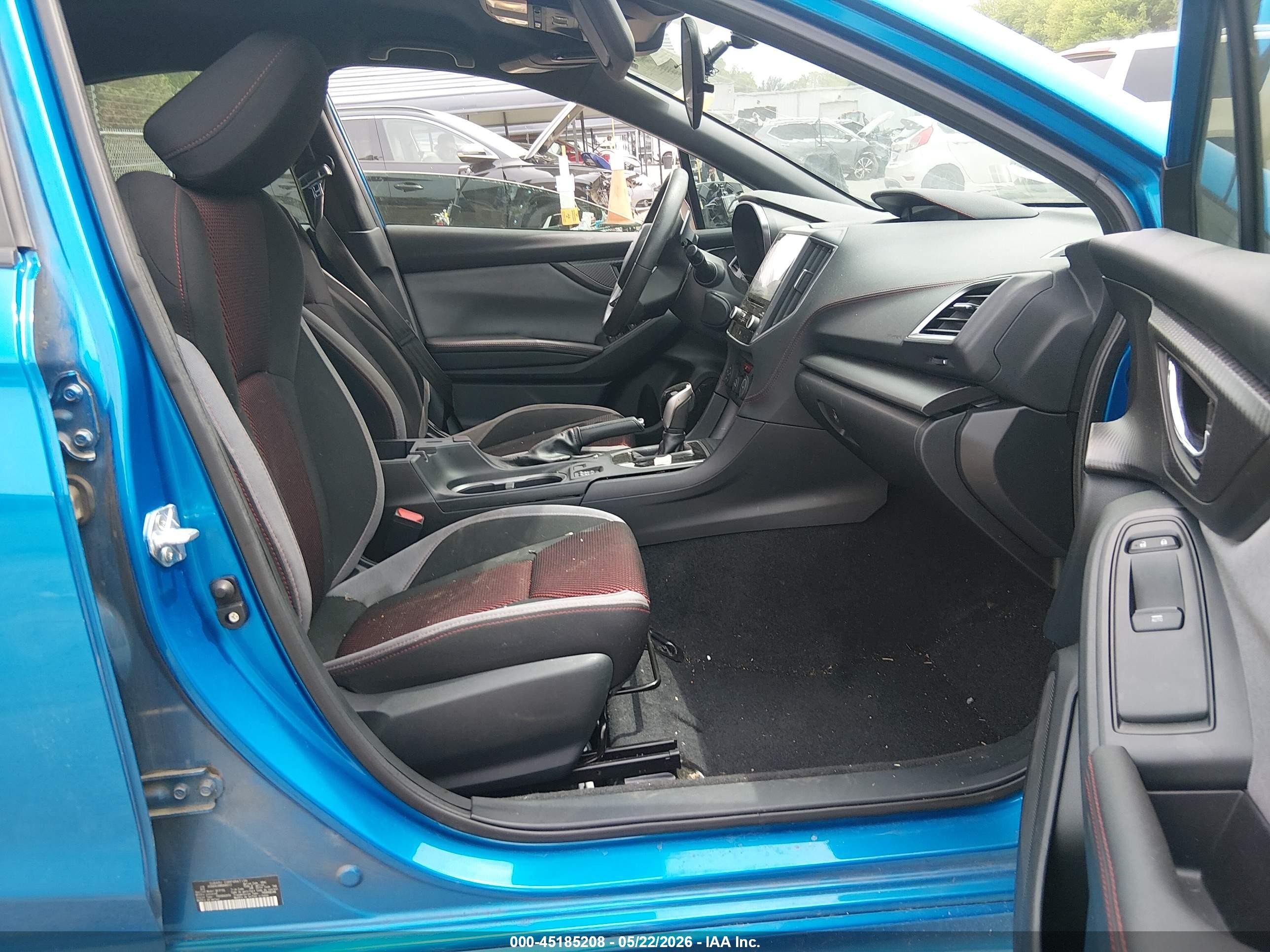 2022 Subaru Impreza Sport Blue vin: 4S3GKAL69N3600777