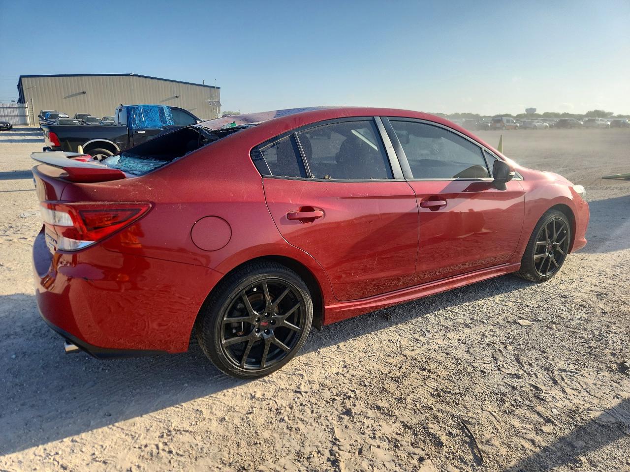 2022 Subaru Impreza Sport Red vin: 4S3GKAM69N3603435