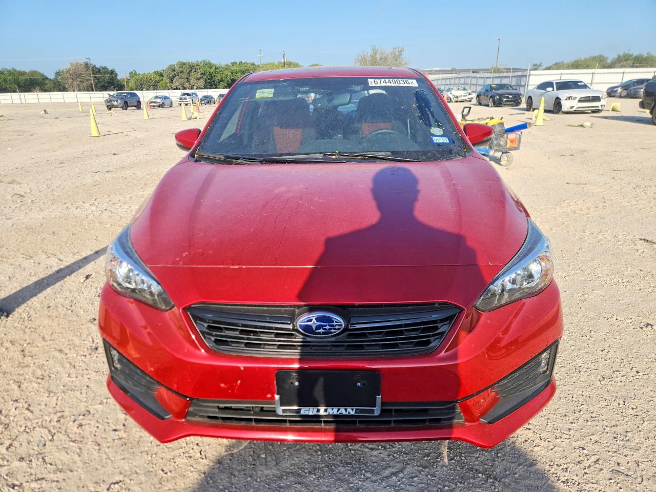 2022 Subaru Impreza Sport Red vin: 4S3GKAM69N3603435