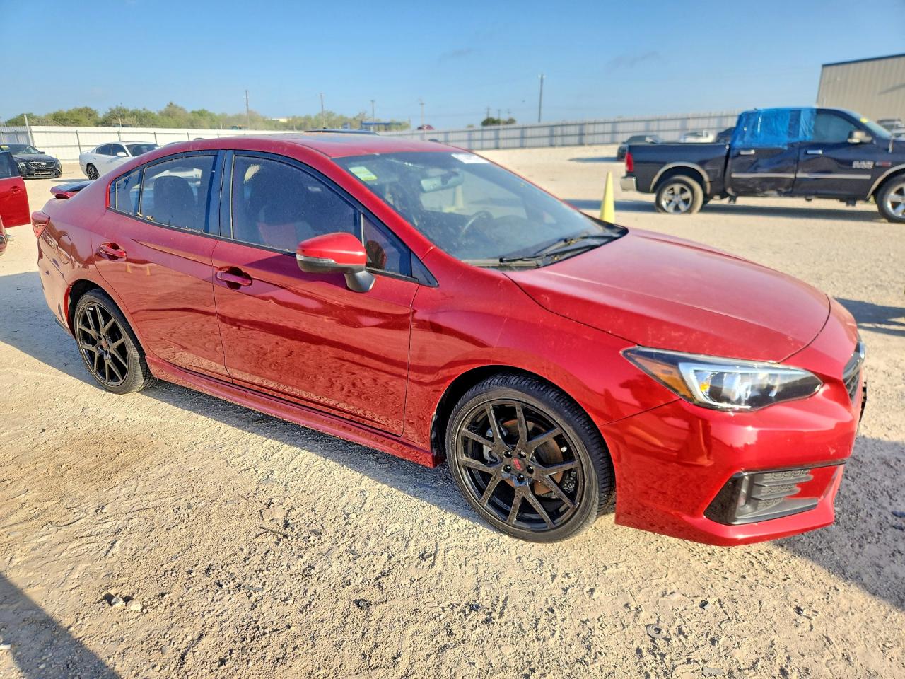 2022 Subaru Impreza Sport Red vin: 4S3GKAM69N3603435