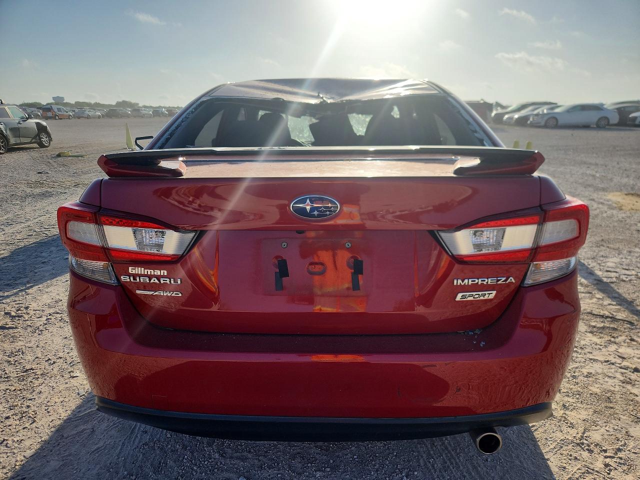 2022 Subaru Impreza Sport Red vin: 4S3GKAM69N3603435