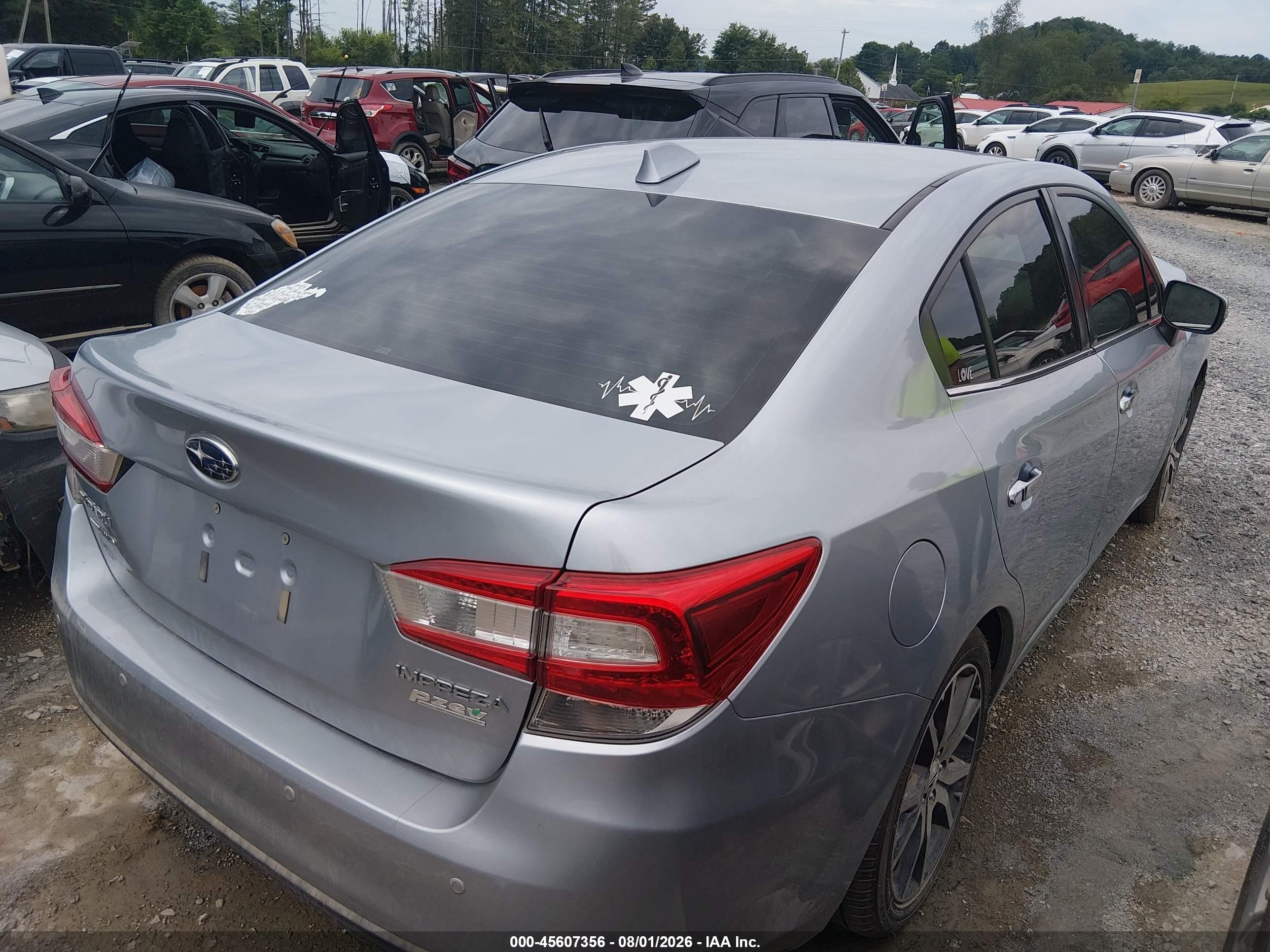 2017 Subaru Impreza 2.0i Limited Silver vin: 4S3GKAU69H3628274