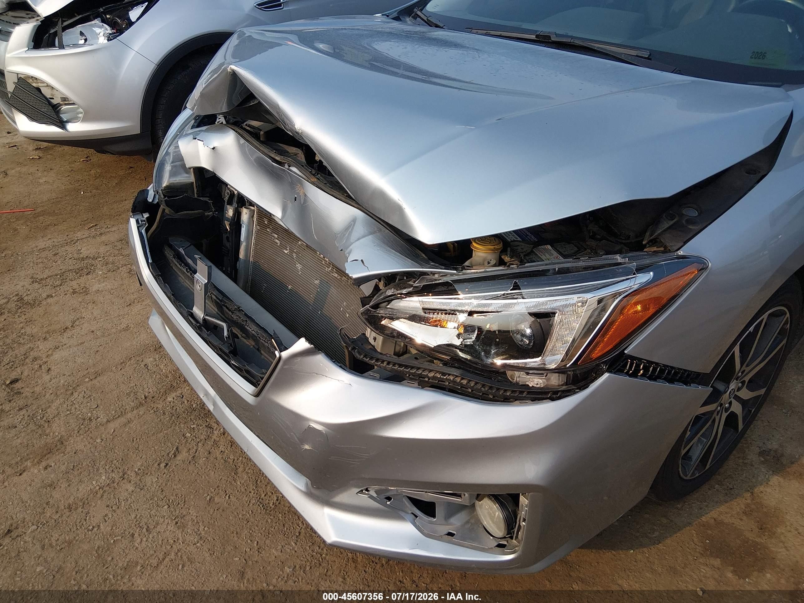 2017 Subaru Impreza 2.0i Limited Silver vin: 4S3GKAU69H3628274