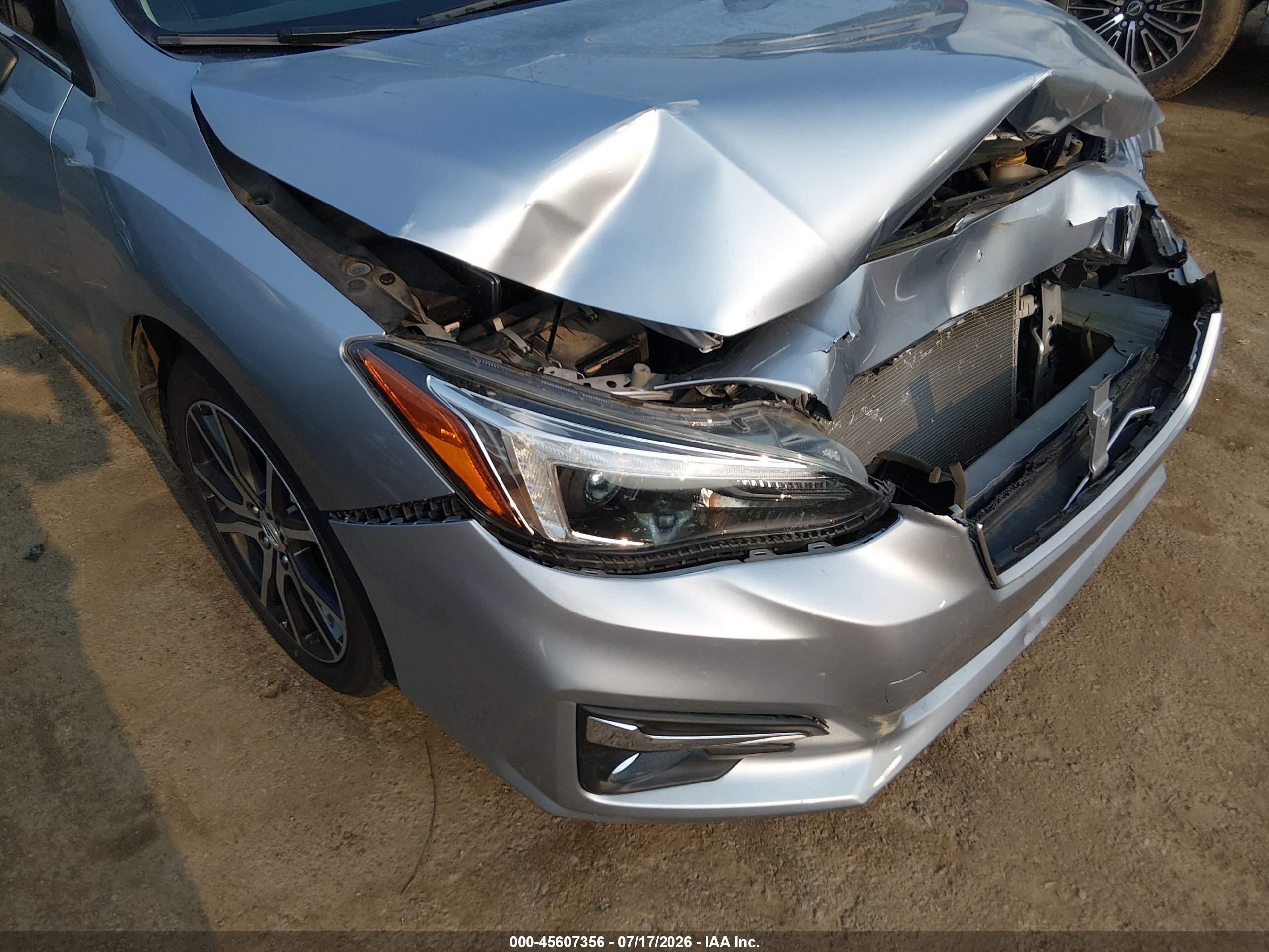 2017 Subaru Impreza 2.0i Limited Silver vin: 4S3GKAU69H3628274