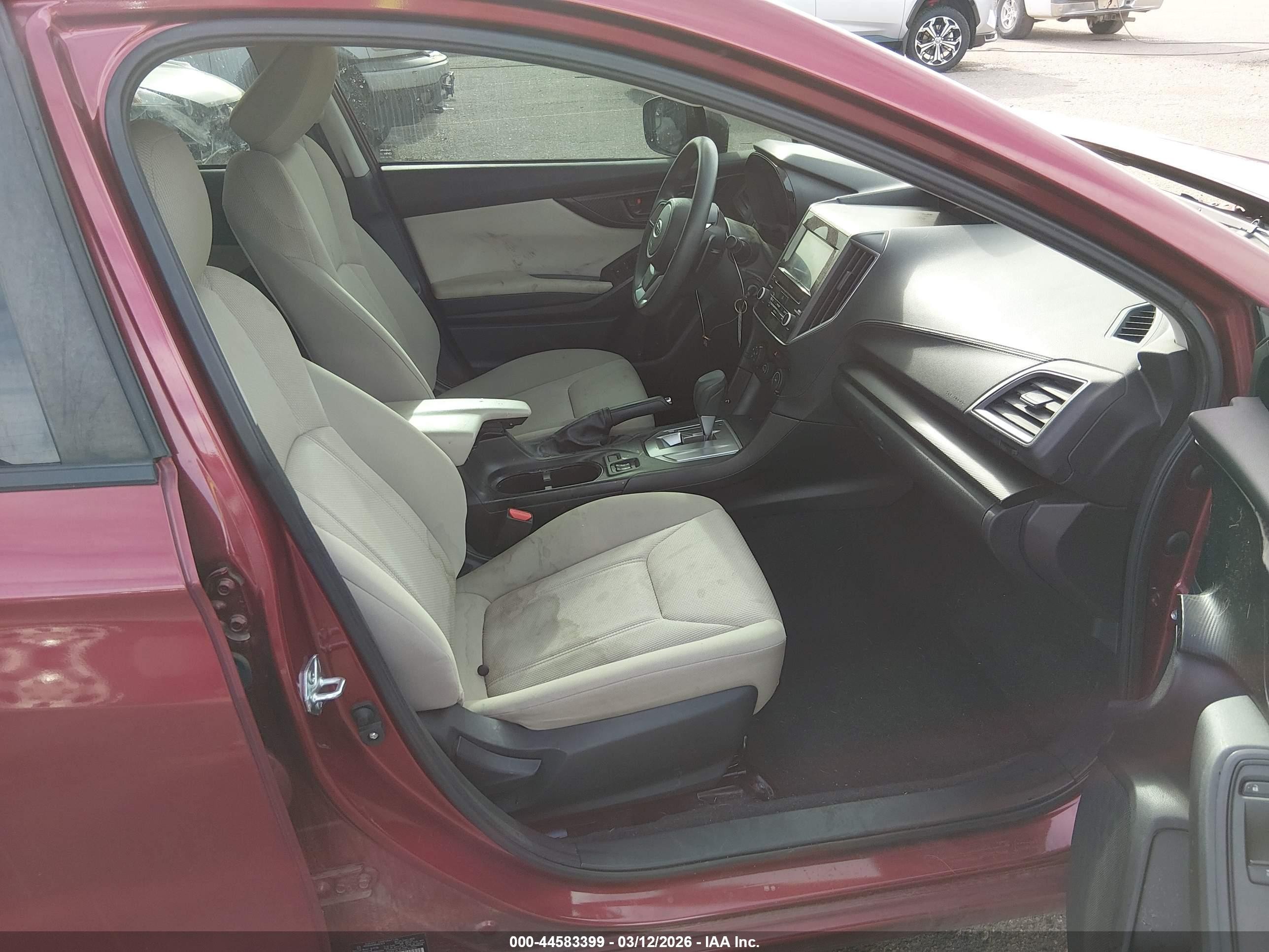 2022 Subaru Impreza Premium Red vin: 4S3GKAV60N3601474