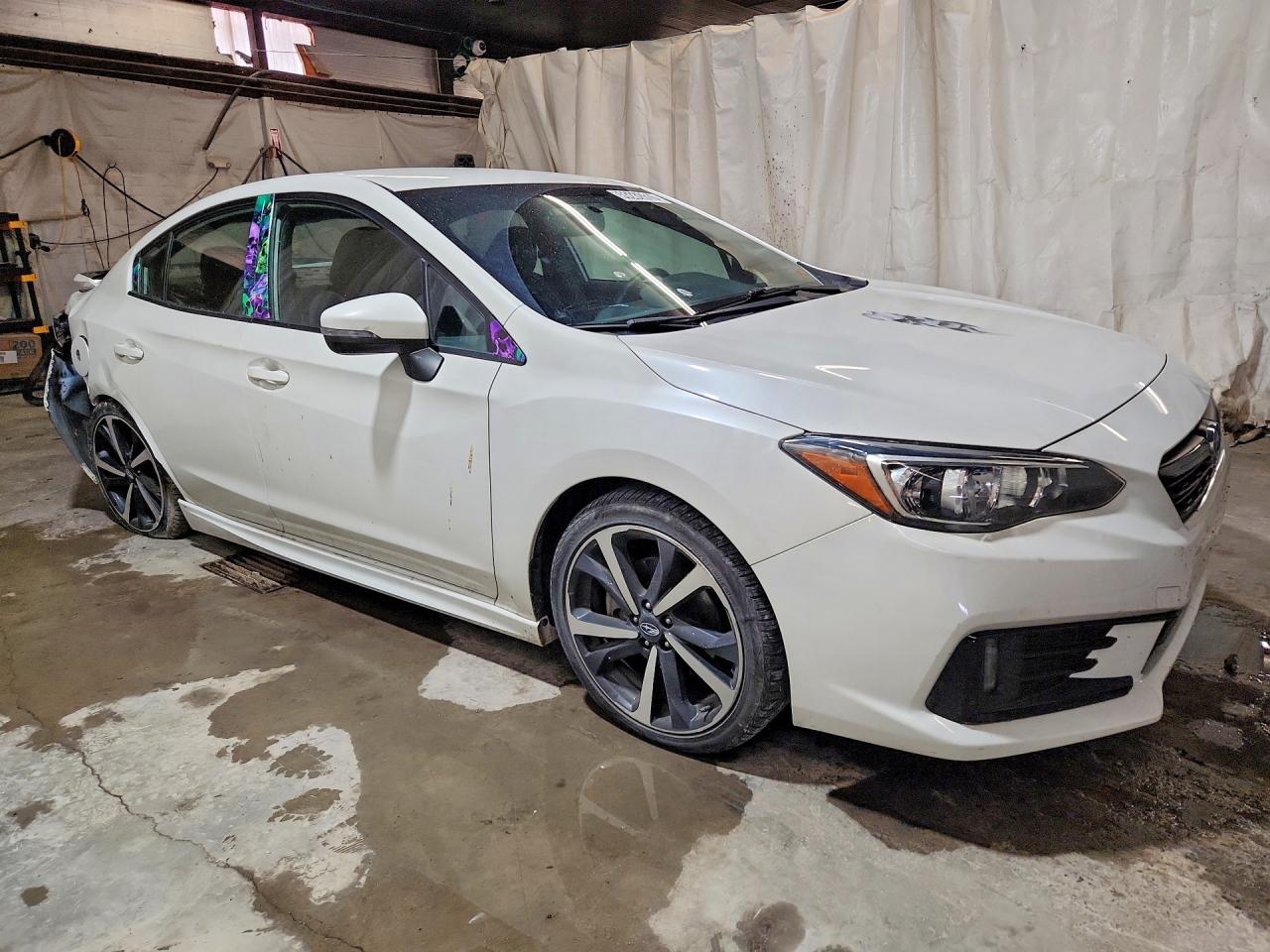 2020 Subaru Impreza Sport White vin: 4S3GKL69L3612845