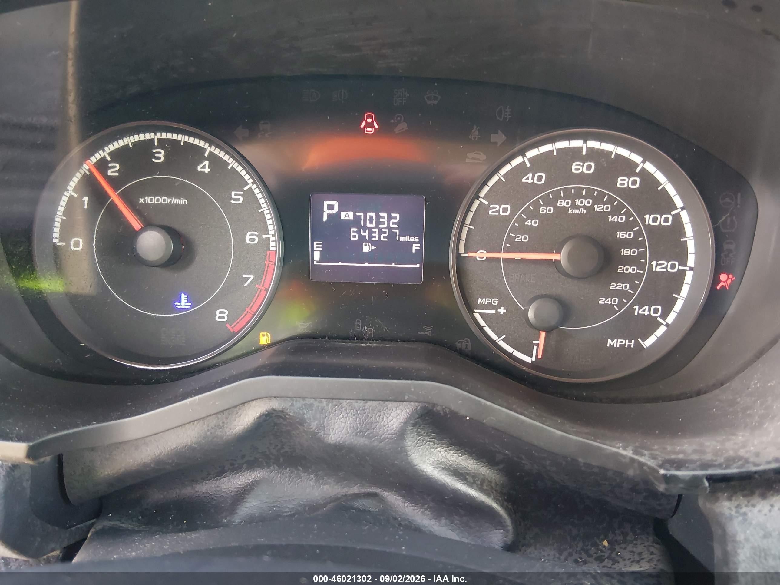 2017 Subaru Impreza 2.0i Red vin: 4S3GTAA60H3721086