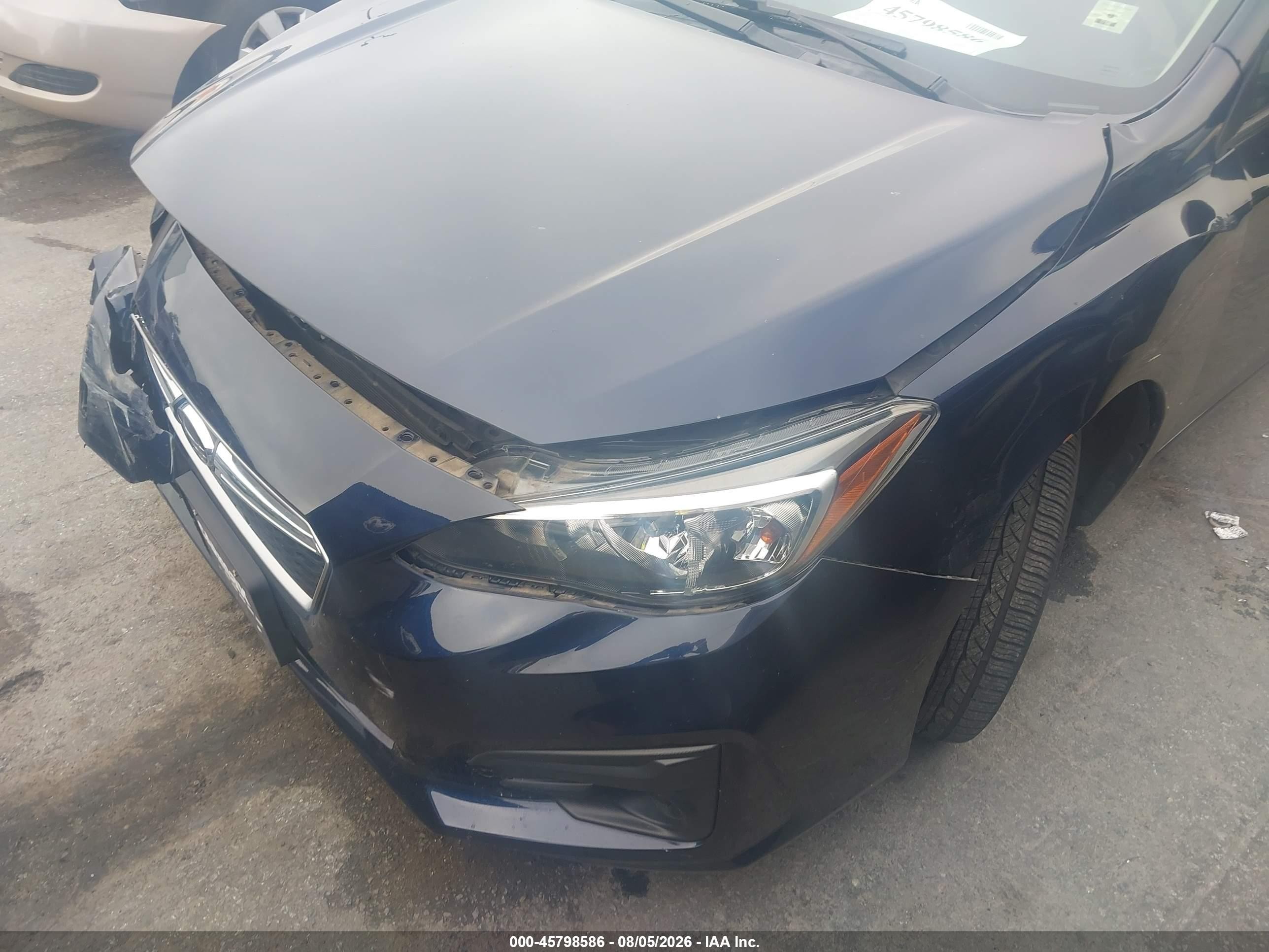 2019 Subaru Impreza 2.0i Blue vin: 4S3GTAA60K3750515