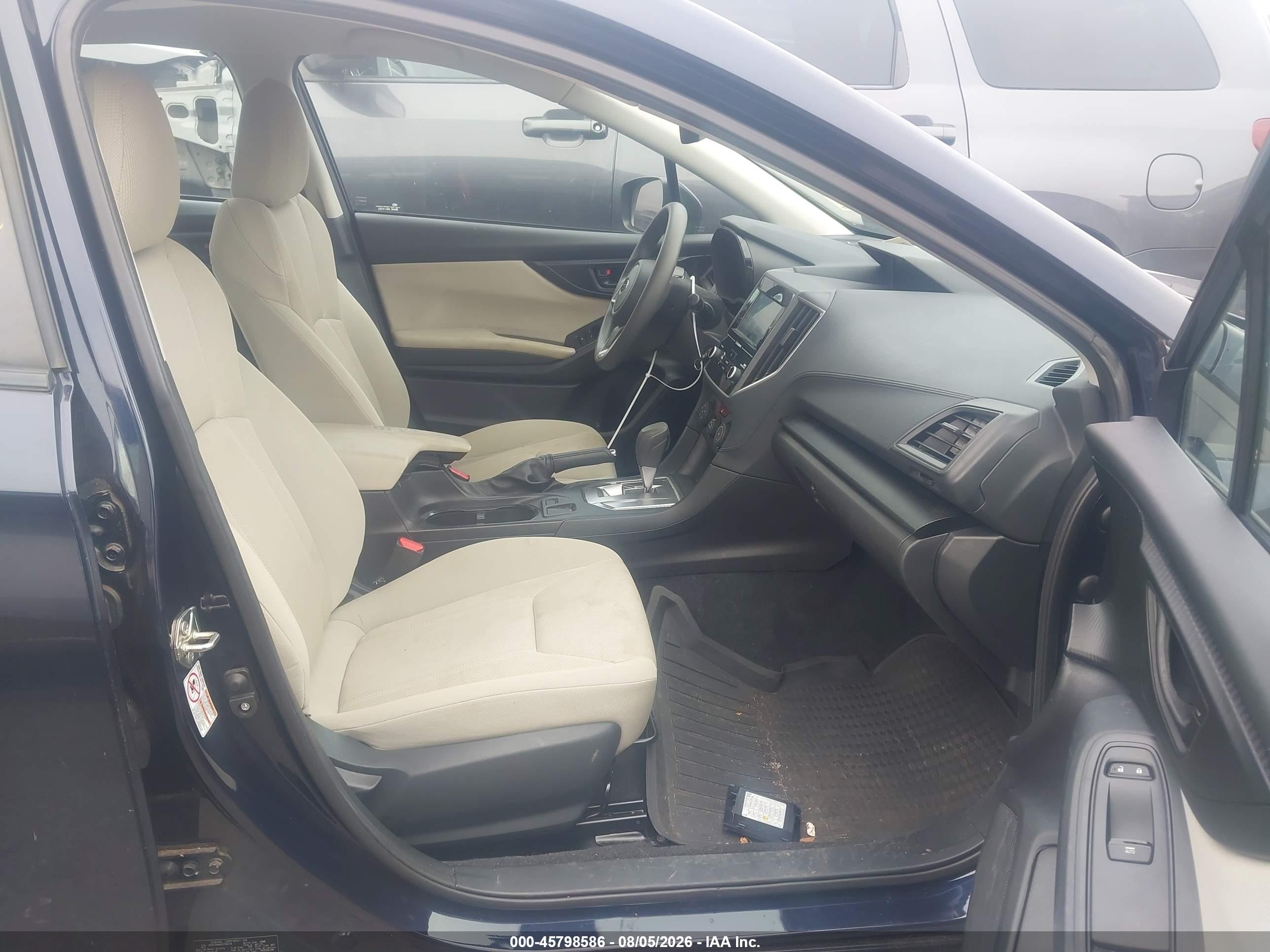 2019 Subaru Impreza 2.0i Blue vin: 4S3GTAA60K3750515
