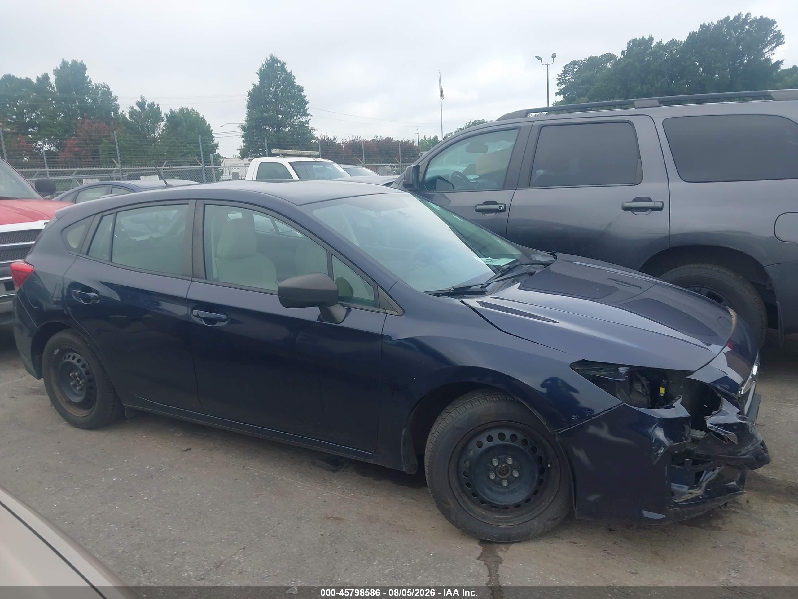 2019 Subaru Impreza 2.0i Blue vin: 4S3GTAA60K3750515