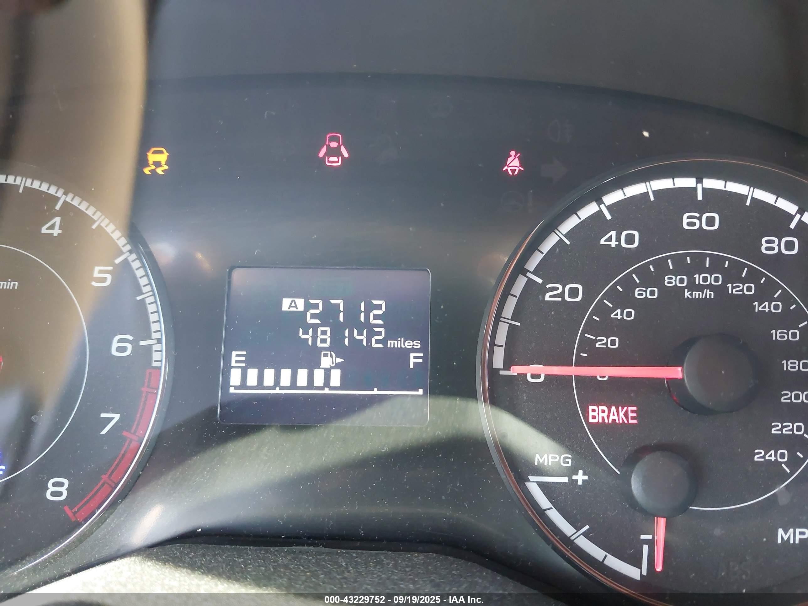 2020 Subaru Impreza 5-door Синий vin: 4S3GTAA60L1729824