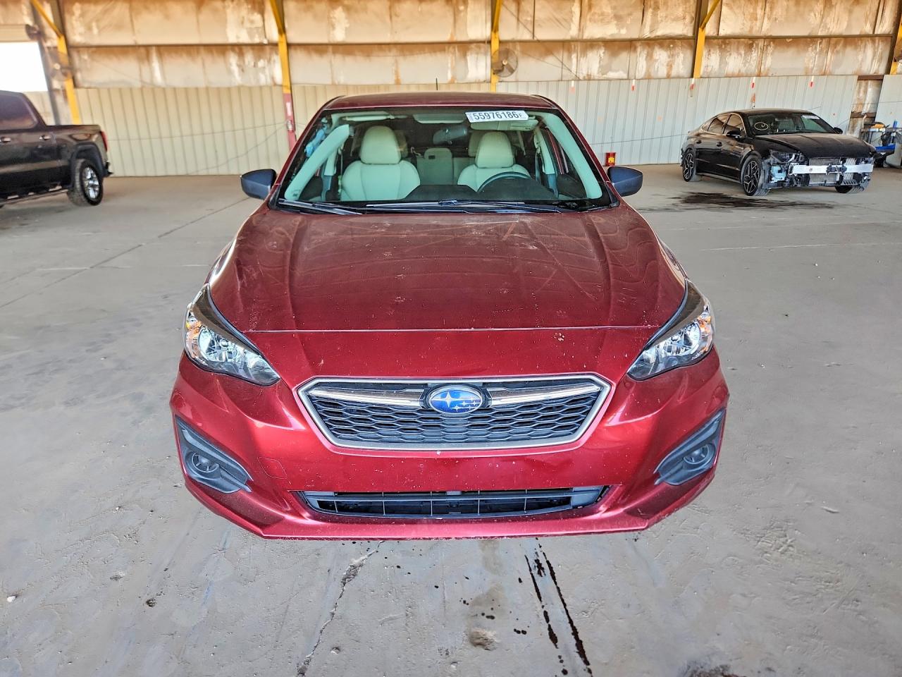 2019 Subaru Impreza Бордовый vin: 4S3GTAA65K1709969