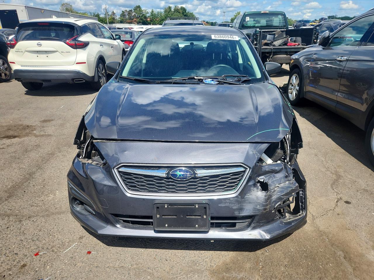 2019 Subaru Impreza Gray vin: 4S3GTAA65K1753583